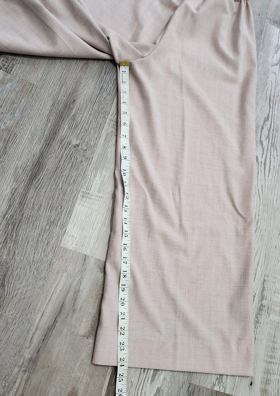 Banana Republic Banana Republic Rowan Wide Leg Pants Size 12 Blush Pink Size 34" / US 12 / IT 48 - 6 Thumbnail