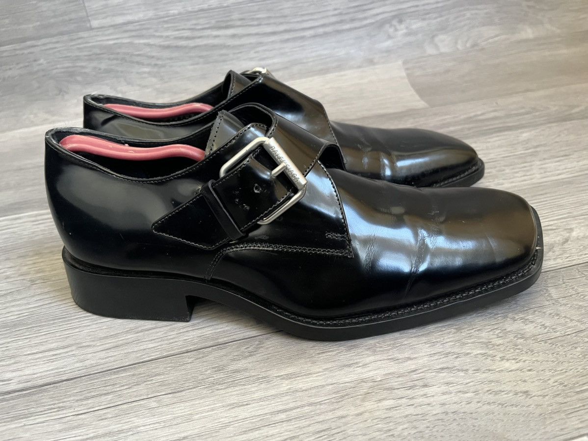 Balenciaga Balenciaga square toe derby single monk strap sz 41 Size US 8 / EU 41 - 7 Thumbnail