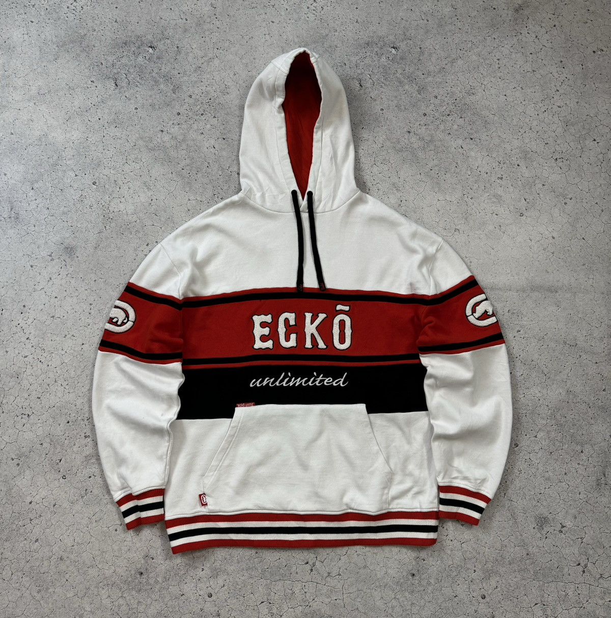 Ecko Unltd. × Marc Ecko Vintage Ecko Unltd Sample Zip Hoodie Embroidered Logo USA Size US L / EU 52-54 / 3 - 1 Thumbnail