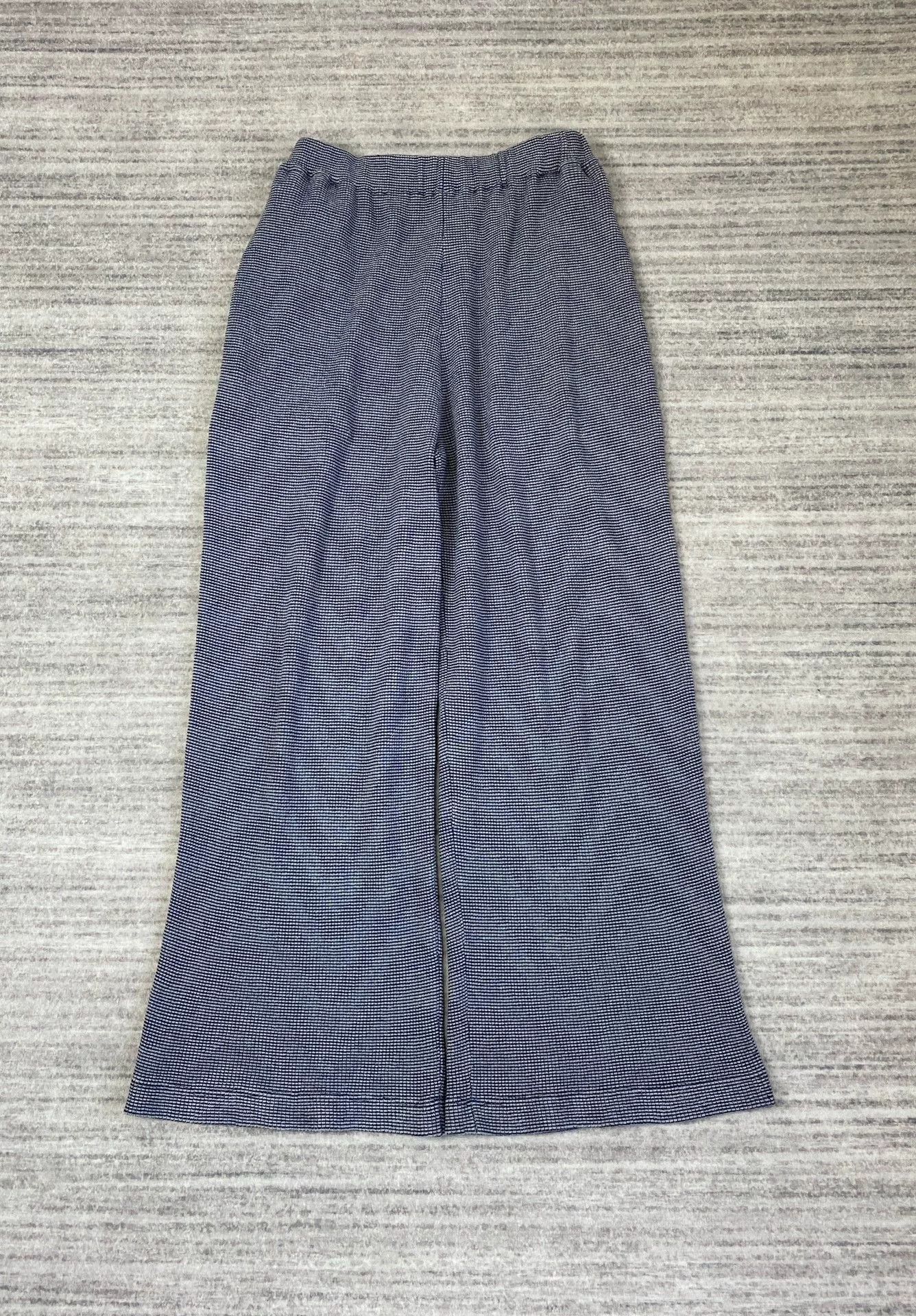 ISA BOULDER Striped High-Waisted Wide Leg Trousers Size 22" - 1 Thumbnail