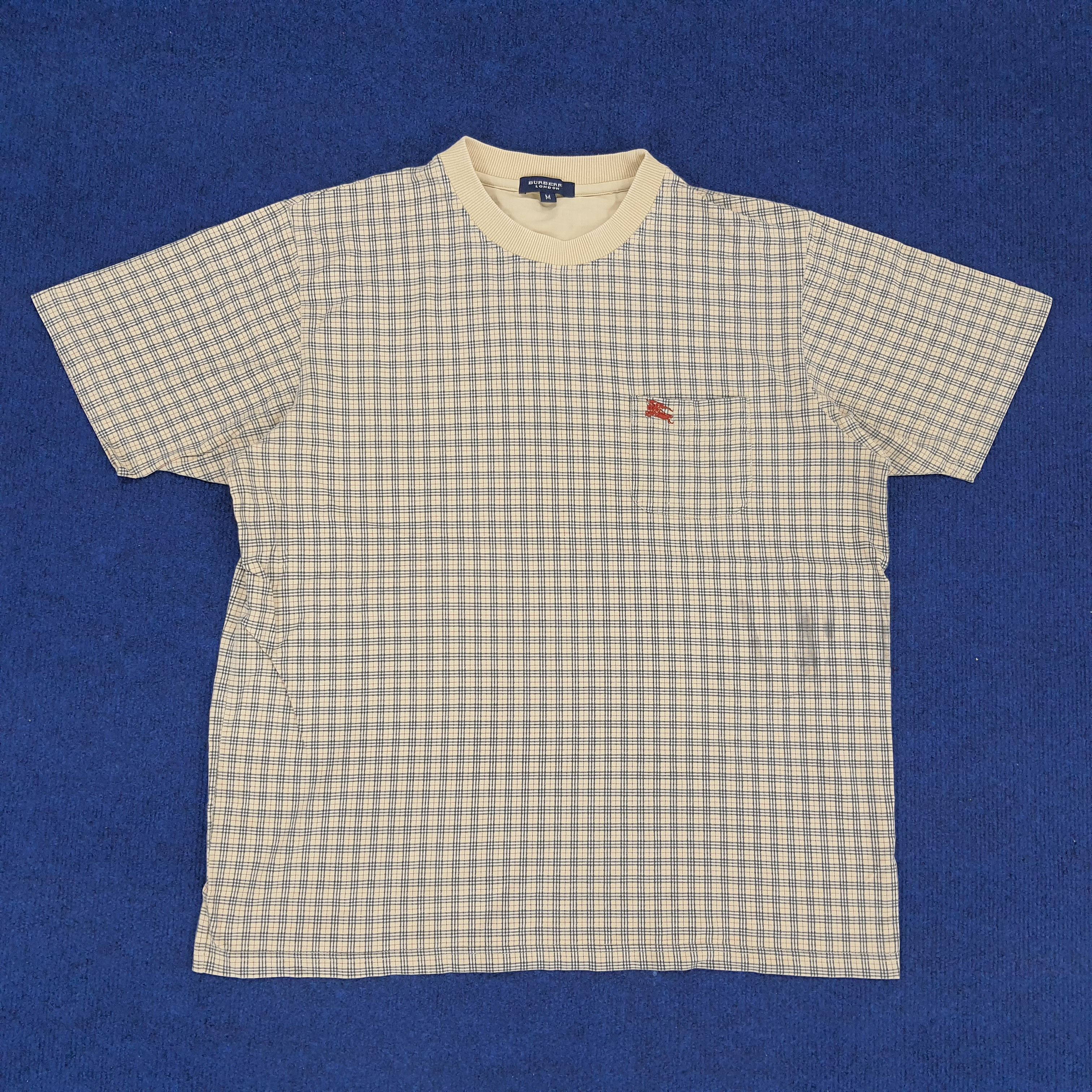 Burberry × Vintage Vintage Burberry London Pocket Tees Size US L / EU 52-54 / 3 - 1 Thumbnail