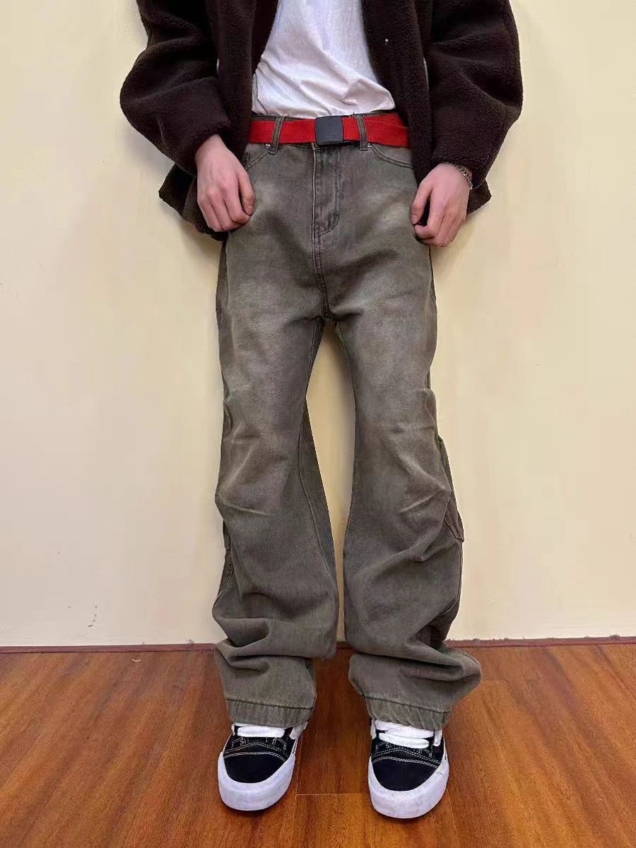 Japanese Brand × Vintage Vintage street washed and distressed frayed baggy jeans Size US 30 / EU 46 - 2 Thumbnail