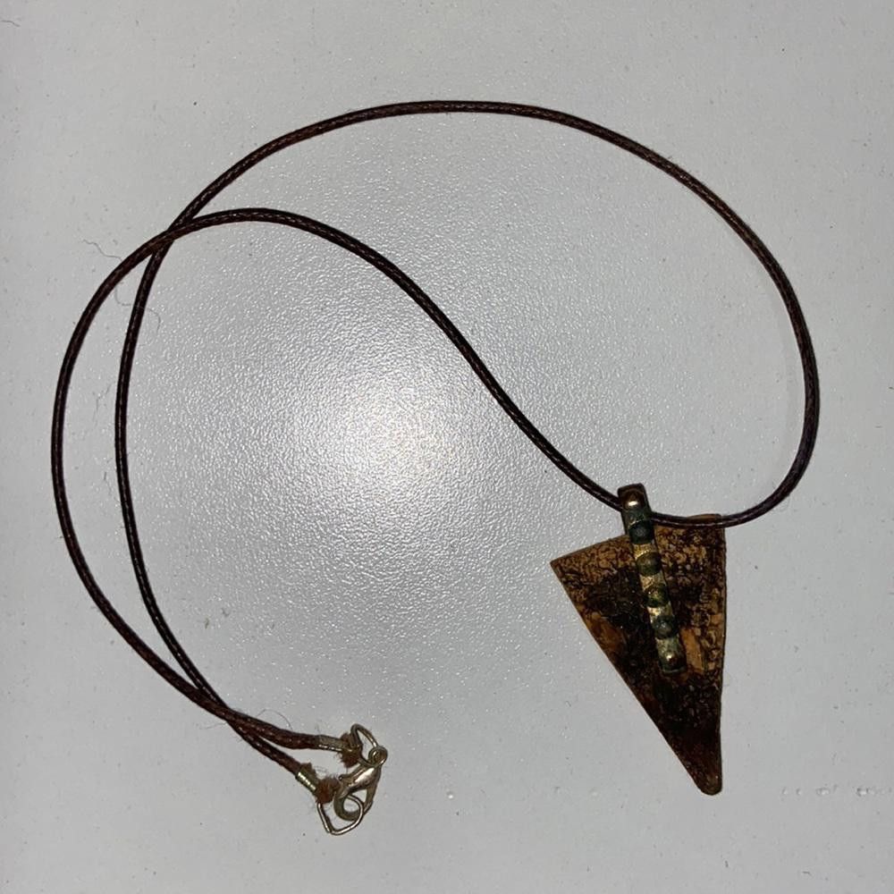 Designer Handmade Wooden & Leather Summer Necklace Size ONE SIZE - 1 Thumbnail