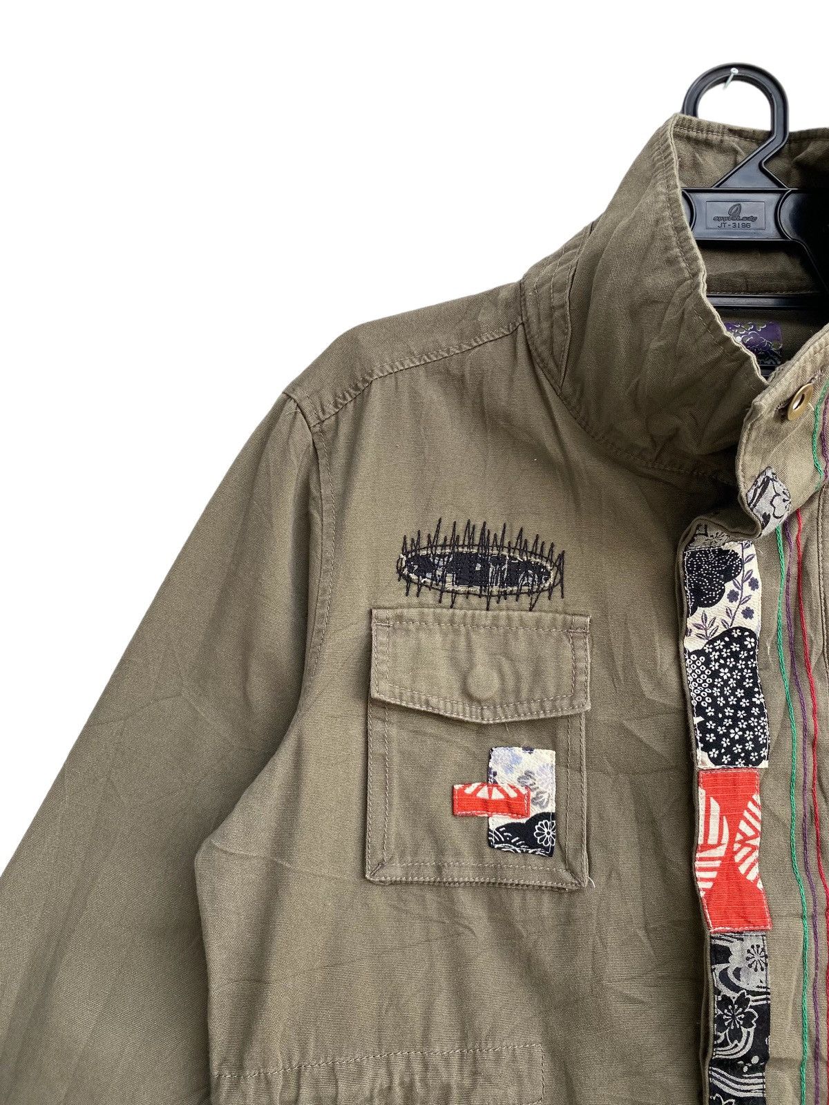 Japanese Brand Miyabi Musubiu japanese traditional patchwork feild jacket Size US M / EU 48-50 / 2 - 5 Thumbnail