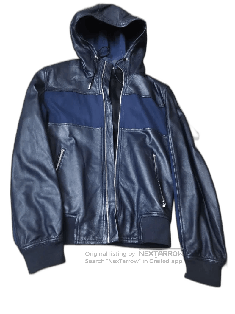 Dior Dior Homme Patchwork Leather Jacket with Hood. Size US M / EU 48-50 / 2 - 1 Thumbnail