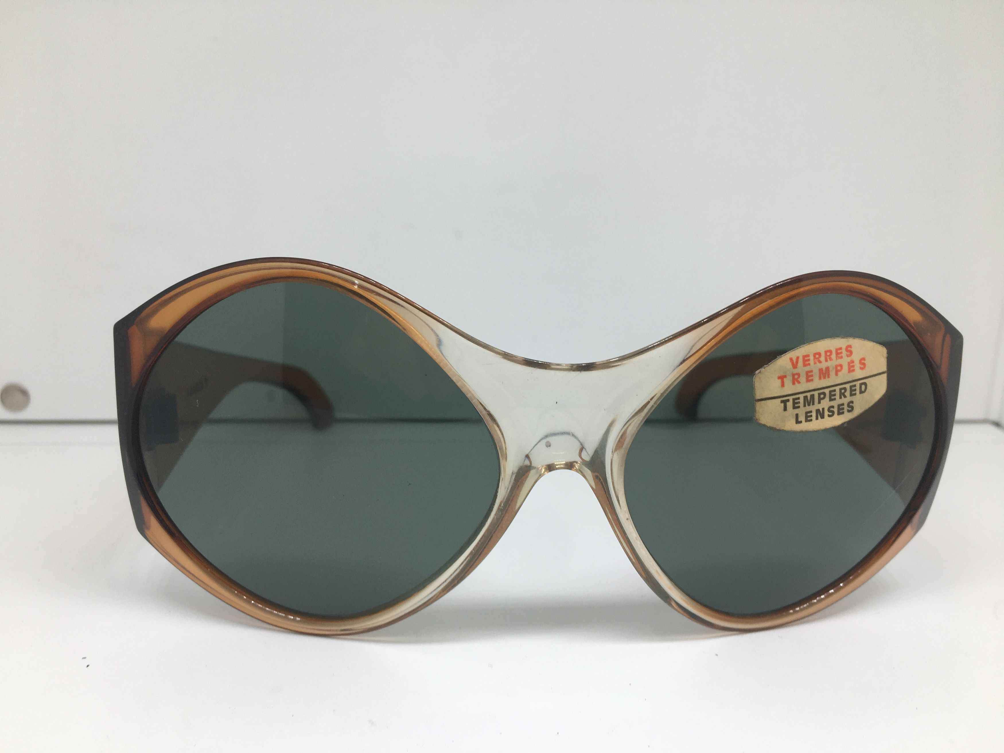 Vintage Vintage Handmade Sunglasses Frame Tempered Glass Lens France Size ONE SIZE - 1 Thumbnail