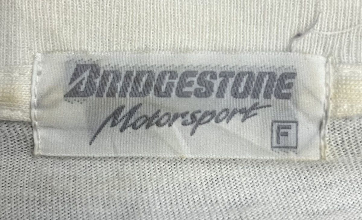 Sports Specialties × Vintage VINTAGE 80s BRIDGESTONE MOTORSPORT TEE SHIRT Size US M / EU 48-50 / 2 - 7 Thumbnail