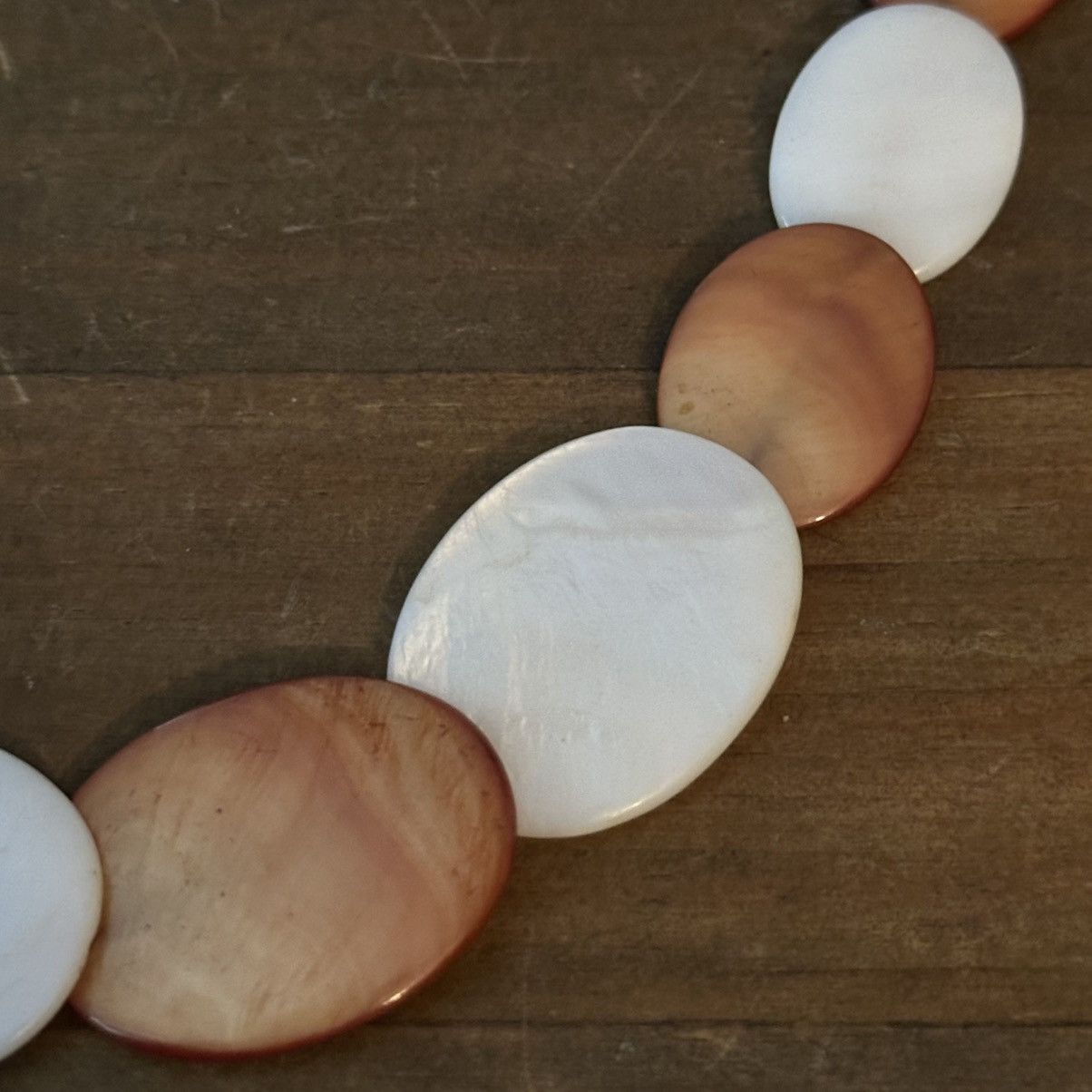 Other Brown and white mother of pearl necklace Size ONE SIZE - 3 Thumbnail