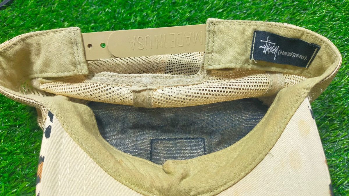 Stussy × Vintage Vintage trucker stussy leopard 90s Size ONE SIZE - 3 Thumbnail