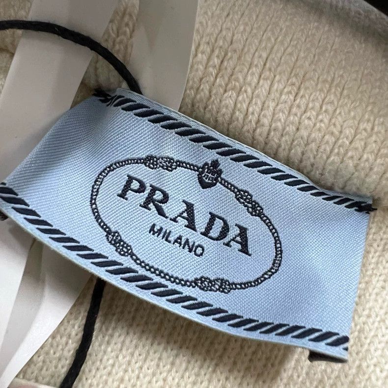 Prada Prada Beige stitching logo hooded jacket 2502-Nextarrow Size US XXS / EU 40 - 3 Thumbnail