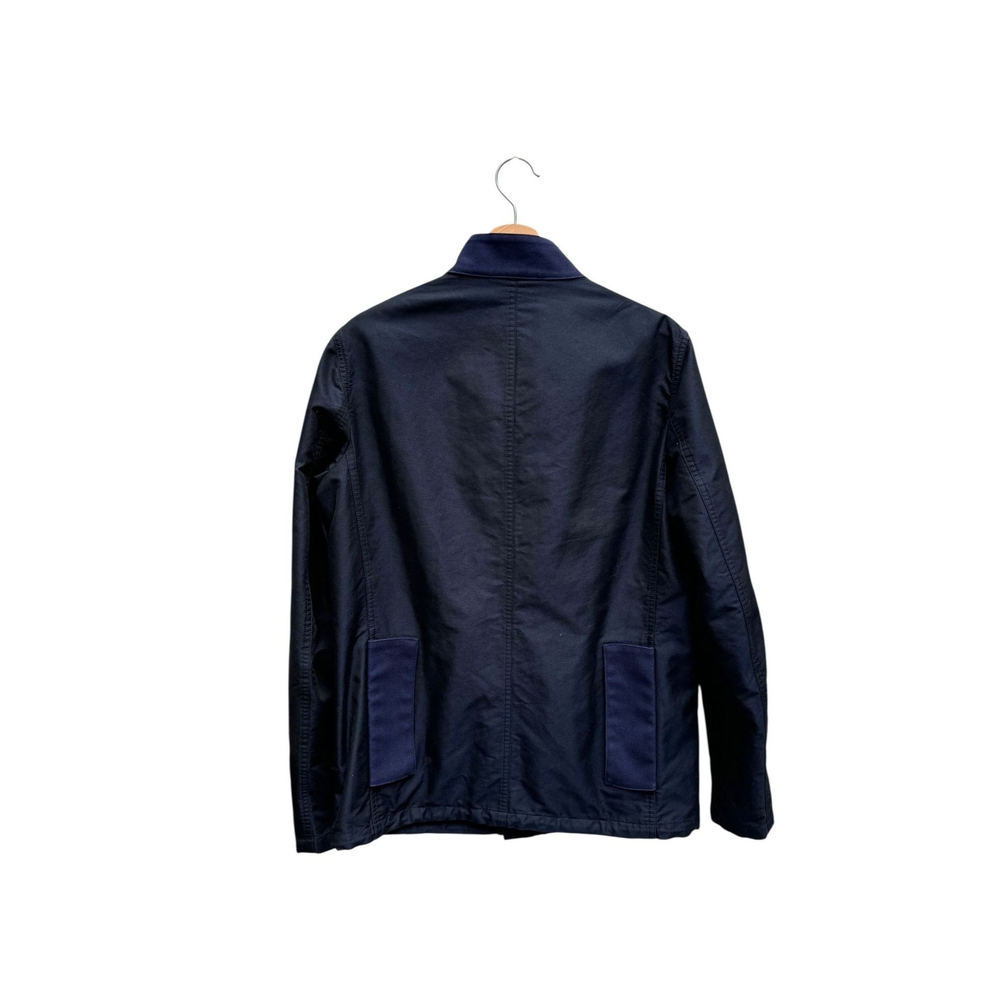 Jil Sander Navy Patchwork Utility Jacket Size US S / EU 44-46 / 1 - 4 Thumbnail