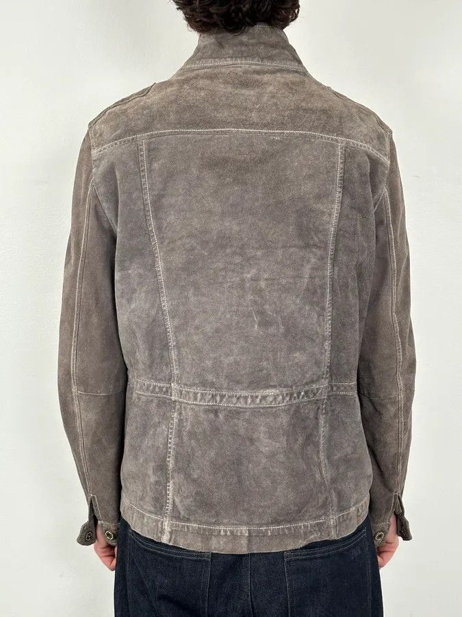 Giorgio Brato 2000s Giorgio Brato Grey Suede Multi-Pocket Leather Jacket Size US M / EU 48-50 / 2 - 3 Thumbnail