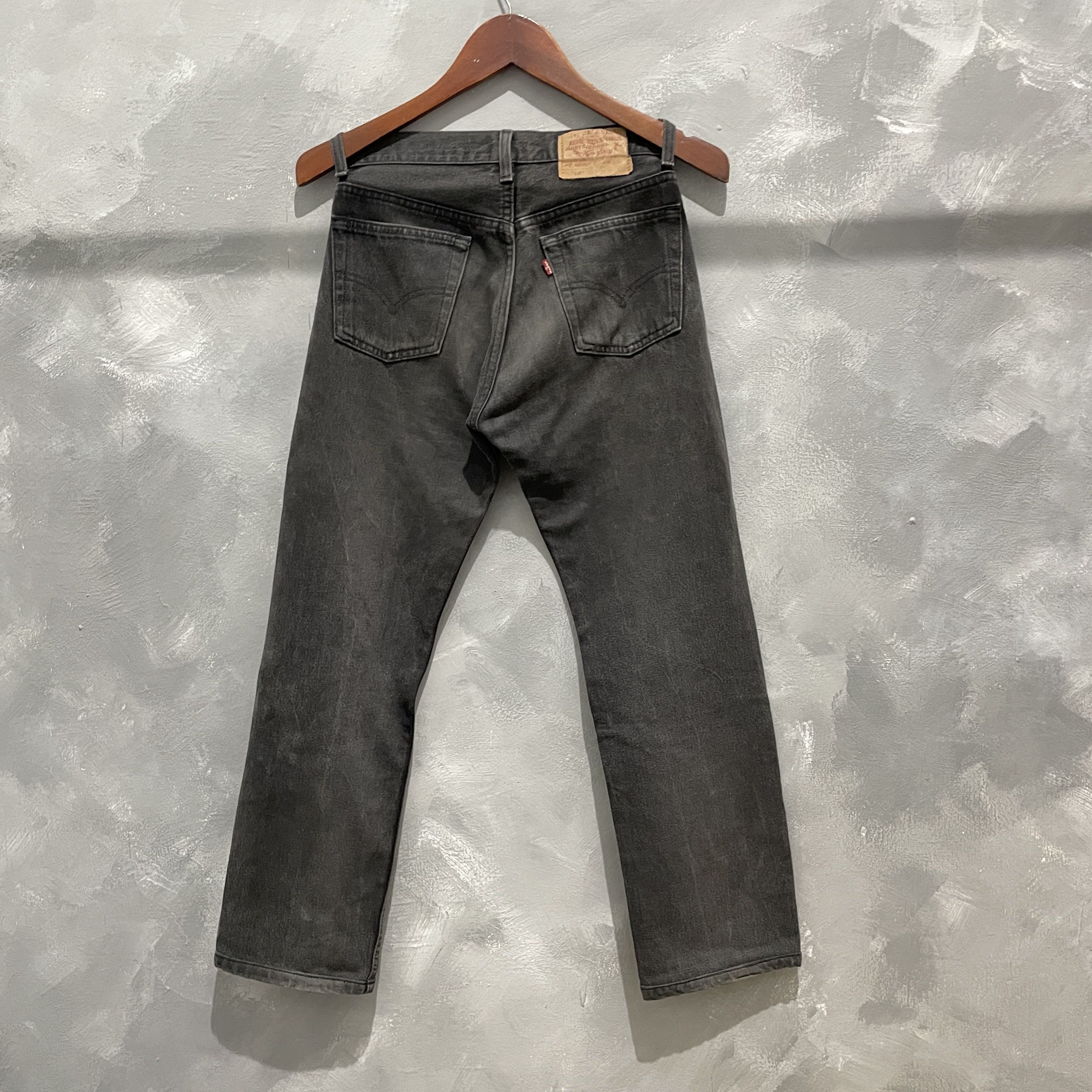 Rare Vintage 90s Faded Black Levi's 501