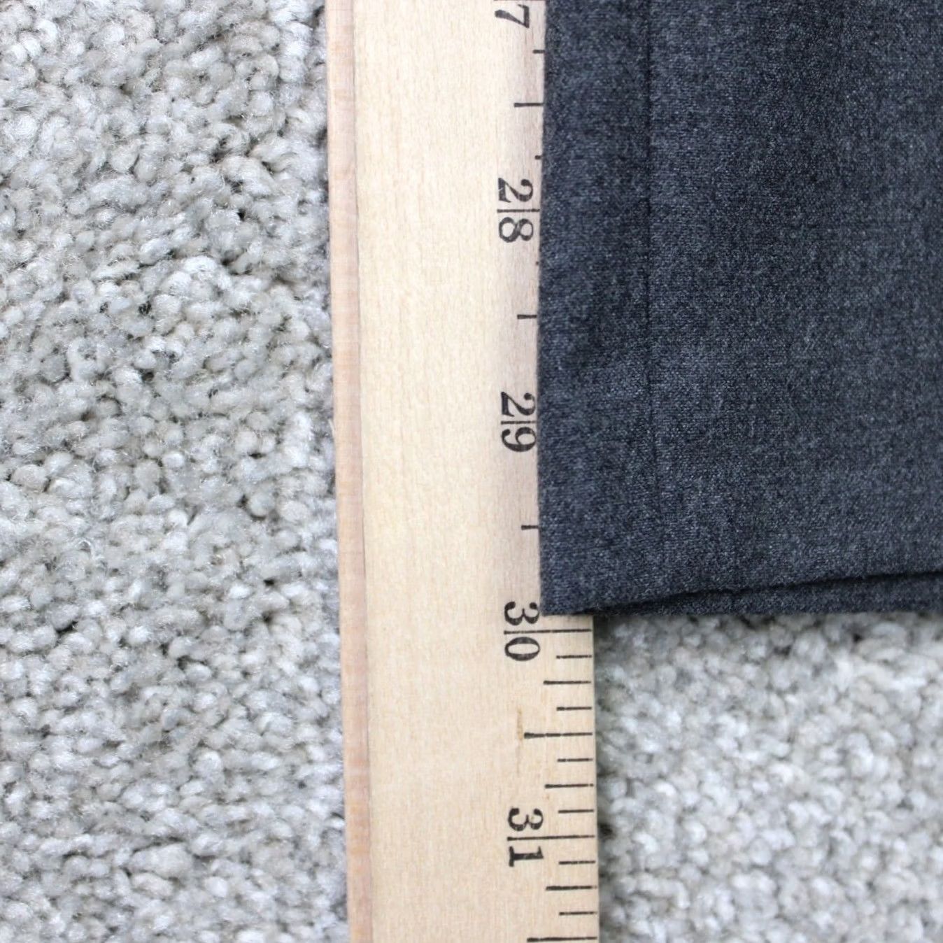 Haggar Haggar Premium Dress Pants Mens 40x30 Gray Straight Fit NWT Wool Polyester Front Flat Front Stretch Comfort Dress Pants Men Size US 40 / EU 56 - 3 Thumbnail
