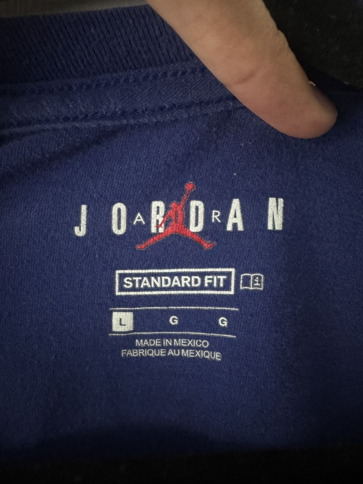 Jordan Brand Jordan Cobalt Blue Chicago Bred Rocket Graphic T-Shirt L Size US L / EU 52-54 / 3 - 2 Thumbnail
