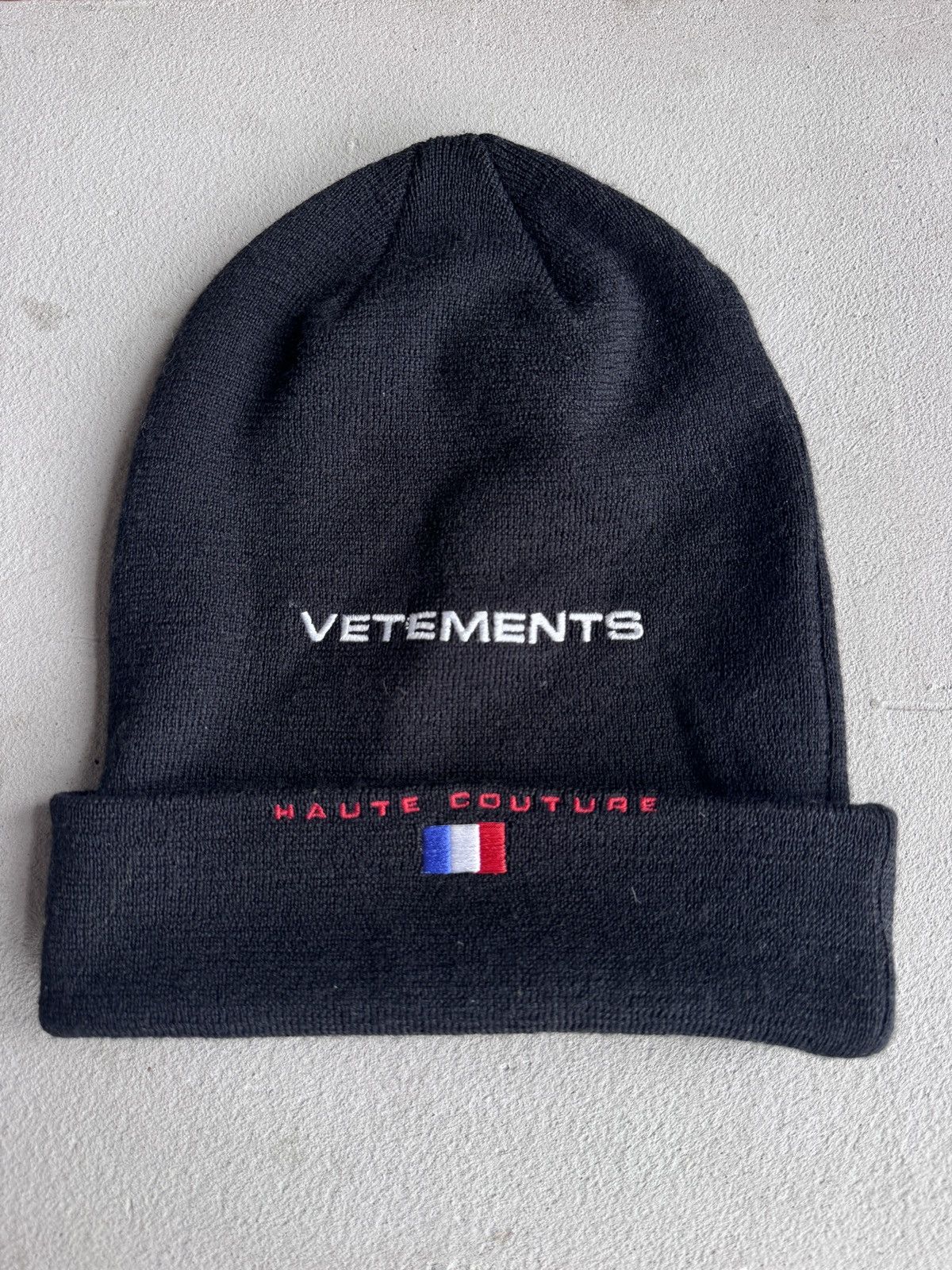 Reebok × Vetements Vetements black beanie Size ONE SIZE - 1 Thumbnail