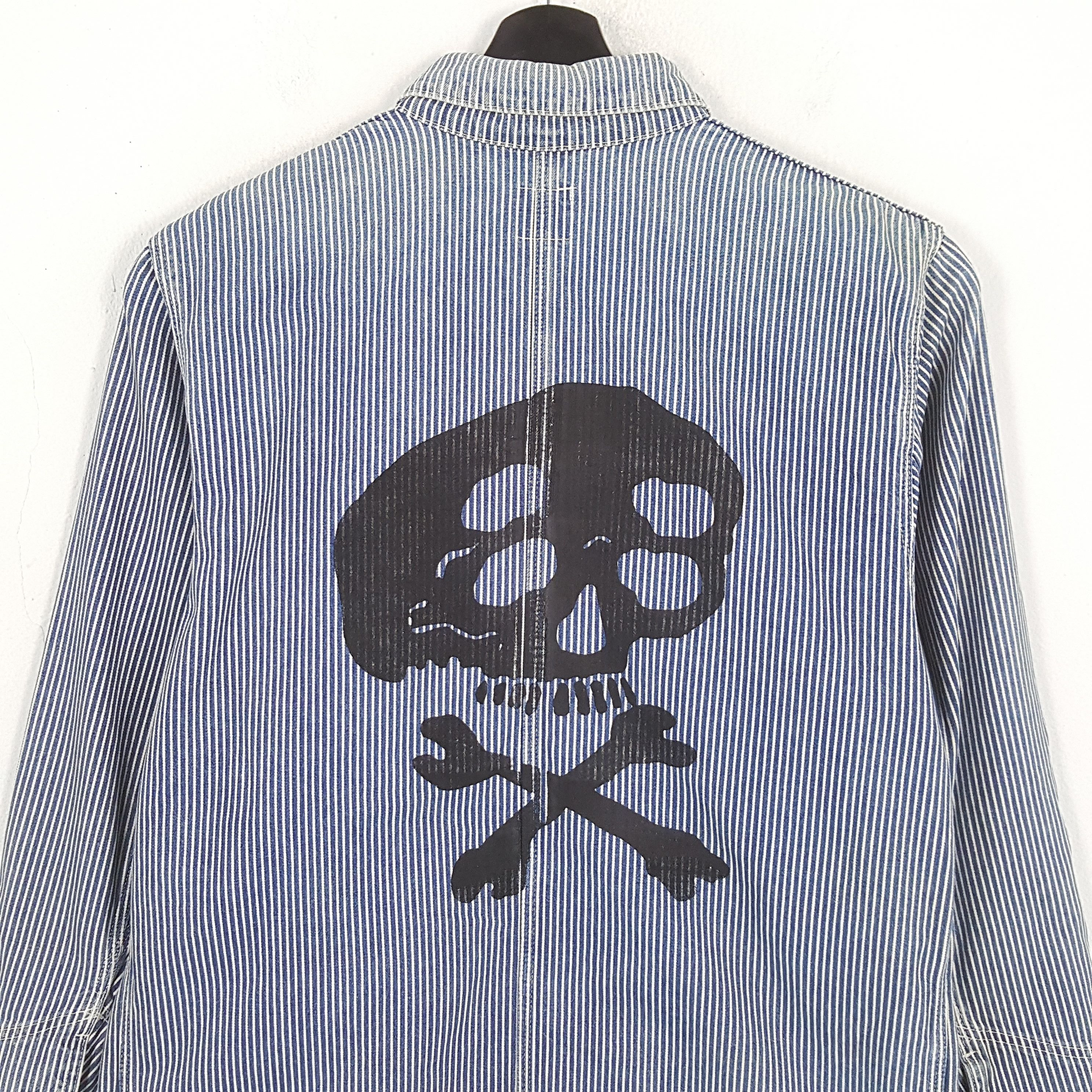 Lee × Vintage LEE X SKULL Custom Art Streetwear Style Jacket Size US L / EU 52-54 / 3 - 2 Thumbnail