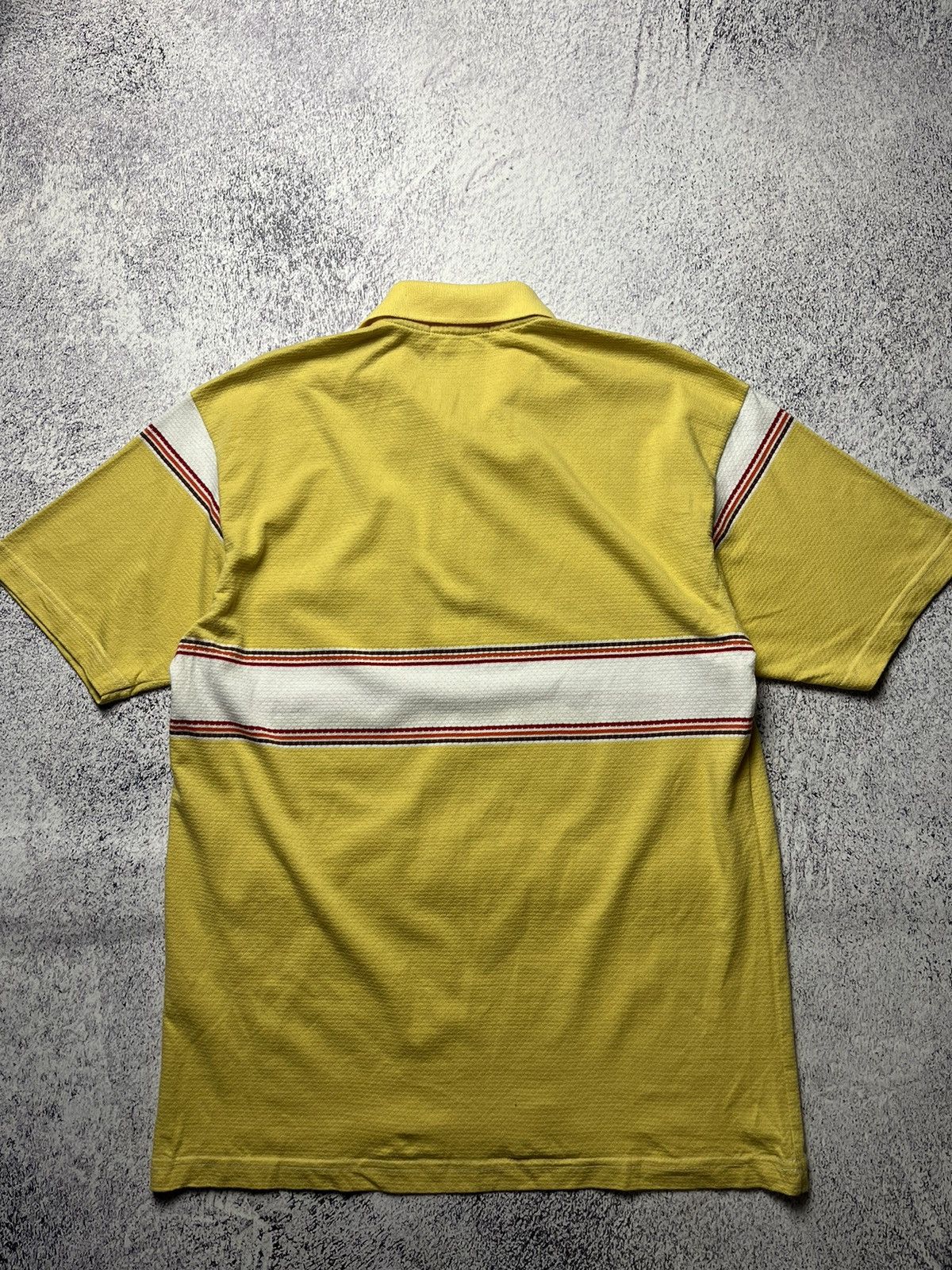 Lacoste Vintage Lacoste Polo Yellow Logo Rare Size L Size US L / EU 52-54 / 3 - 16 Thumbnail