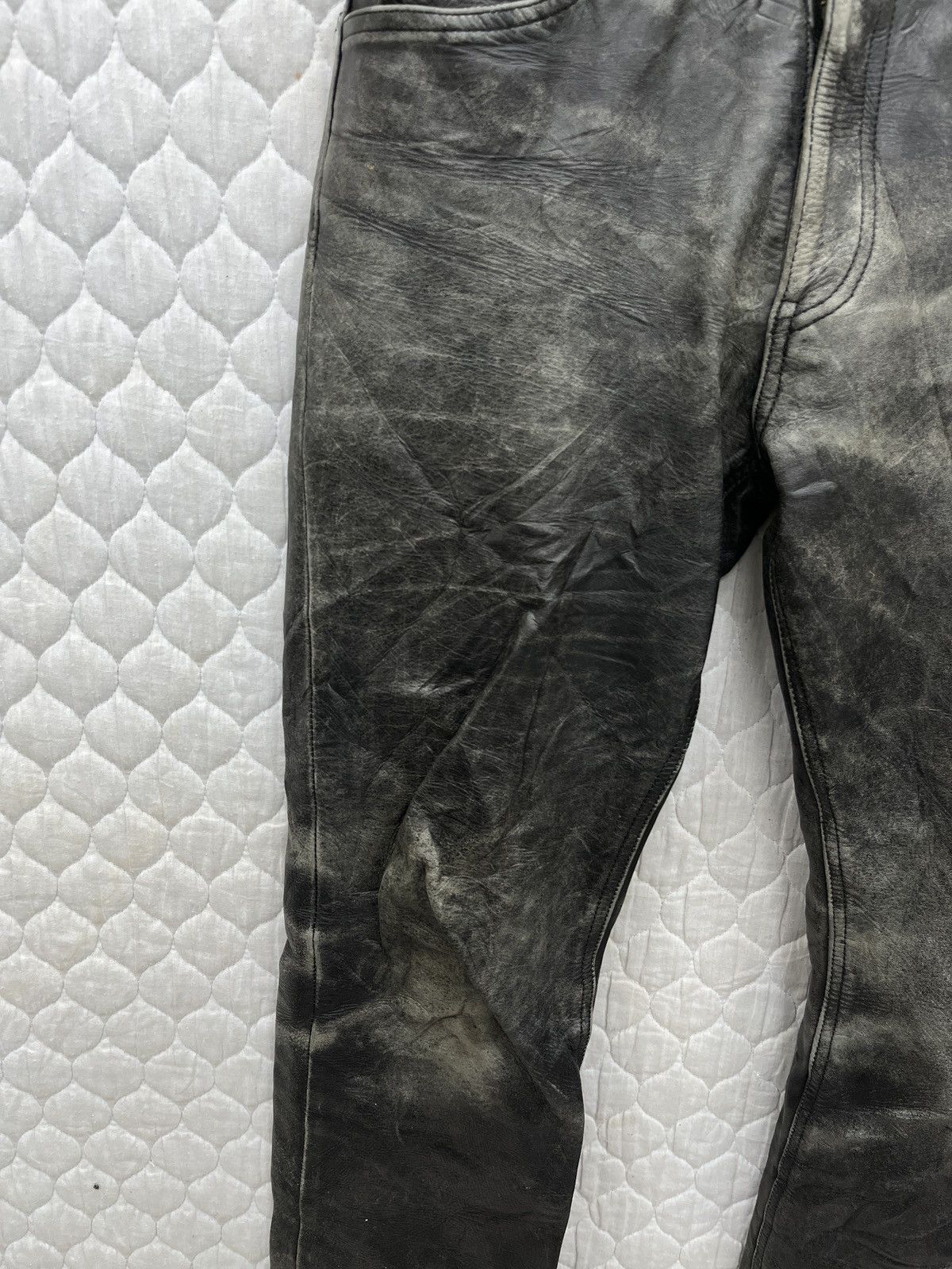 Genuine Leather × Vintage 🔥STEALS🔥 VTG BBH LEATHER PANTS Size US 29 - 4 Thumbnail