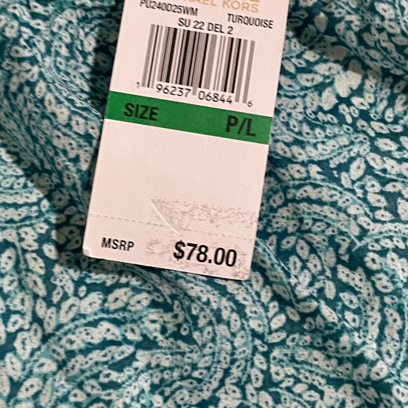 Michael Kors Michael Kors Halter Top Shibori Printed Large Petite Size L / US 10 / IT 46 - 7 Thumbnail