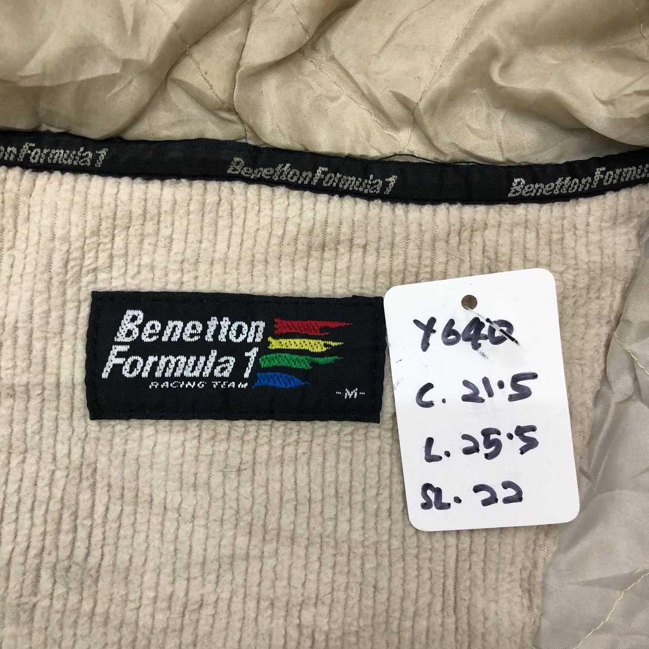 Benetton Y640 BENETTON FORMULA 1 RACING TEAM JACKETS Size US M / EU 48-50 / 2 - 6 Thumbnail