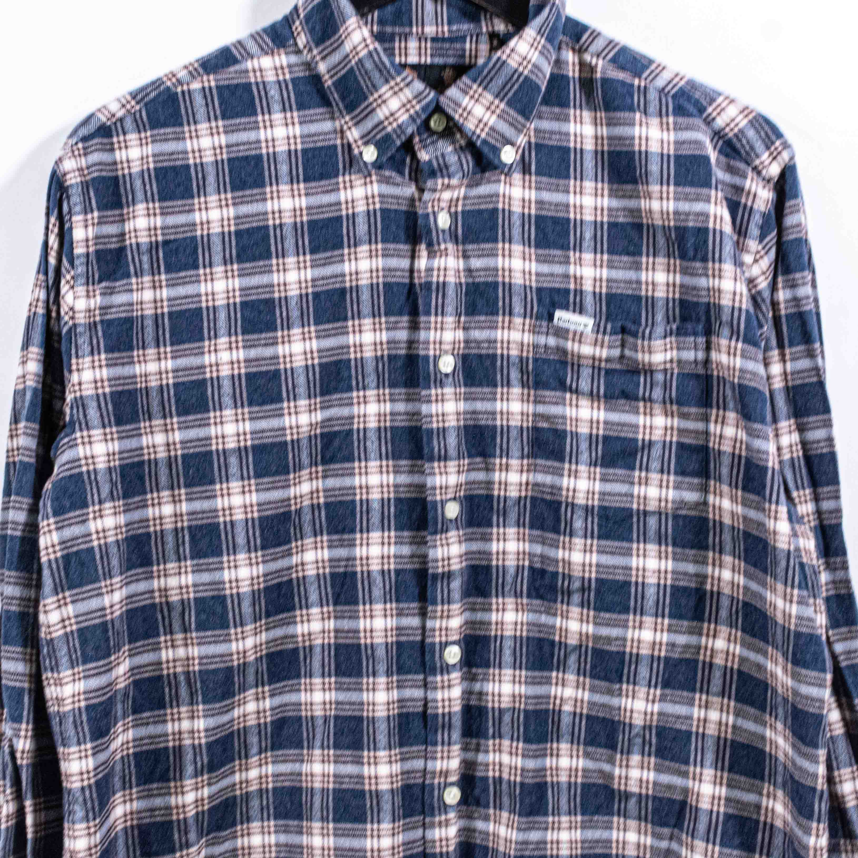 Barbour Barbour Flannel Button Down Shirt Medium Y2K Skate Grunge Size US M / EU 48-50 / 2 - 3 Thumbnail