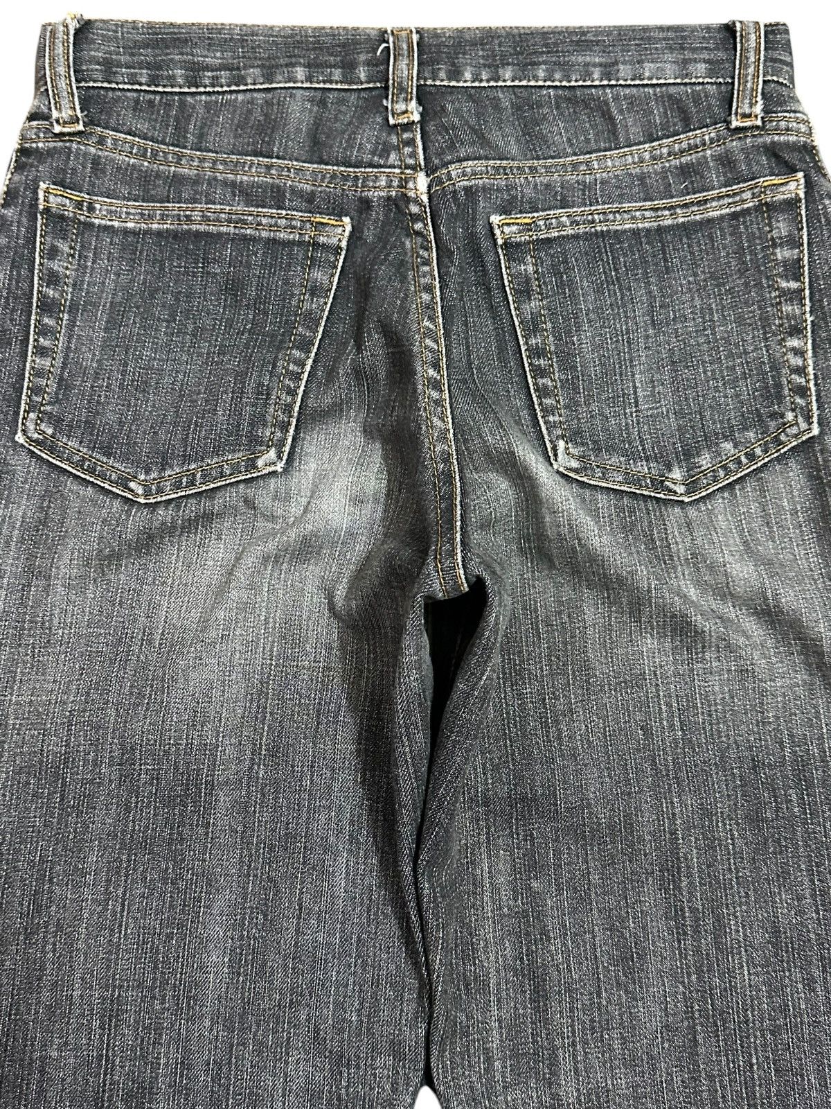 Uniqlo Vintage Japanese Uniqlo Faded Wash Distress Bootcut Jeans Size 27" / US 4 / IT 40 - 5 Thumbnail