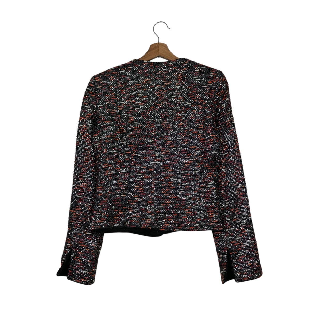Armani Collezioni Armani Collezioni Textured Knit Button Jacket Size M / US 6-8 / IT 42-44 - 9 Thumbnail