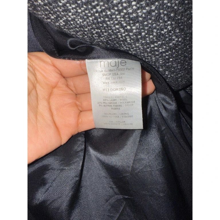 Maje Manteau gris Maje Size S / US 4 / IT 40 - 3 Thumbnail