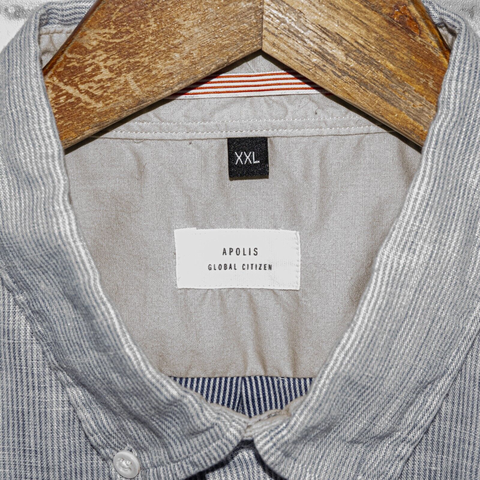 Apolis APOLIS Global Citizen linen Short Sleeve Button Down Shirt Size US XXL / EU 58 / 5 - 3 Thumbnail