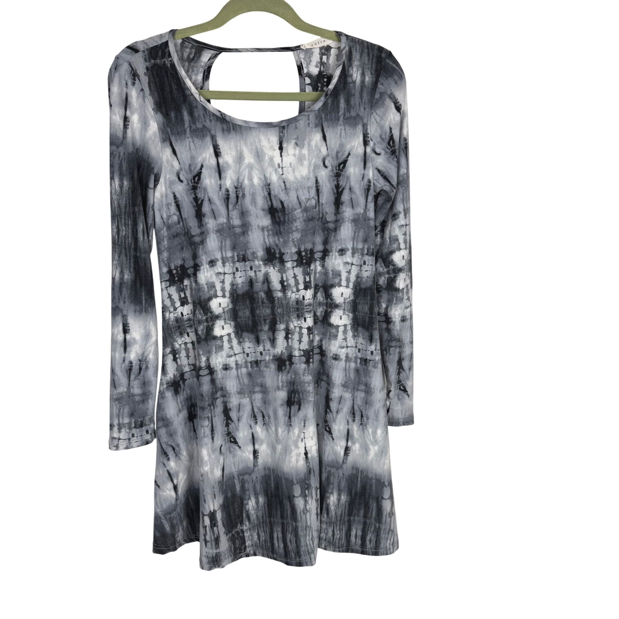 Other Women's Long-Sleeve Batik Dress Scoop-Neck Open-Back Size S Size S / US 4 / IT 40 - 1 Thumbnail