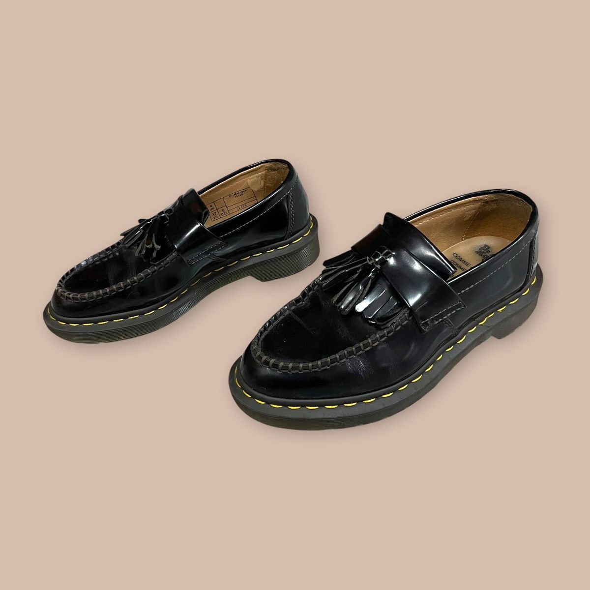 Comme des Garcons × Dr. Martens Dr.Martens X Comme des Garçons "Adrian" Loafers Size US 5 / EU 37 - 1 Thumbnail