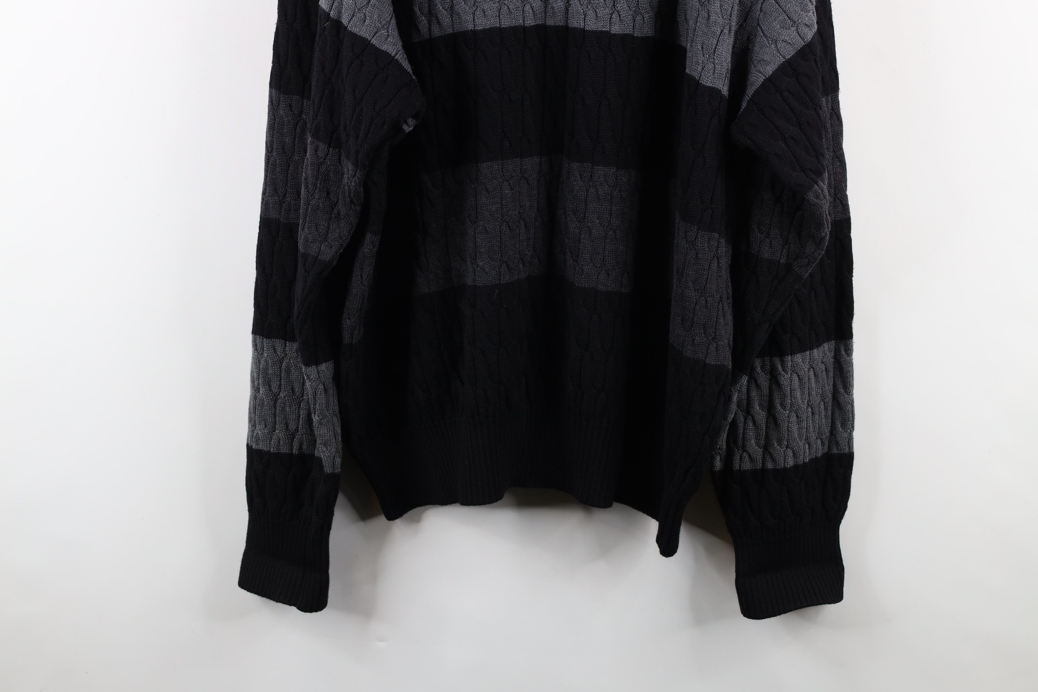 Paul & Shark × Vintage Paul & Shark Yachting Block Chunky Cable Knit Sweater Wool Size US L / EU 52-54 / 3 - 11 Thumbnail