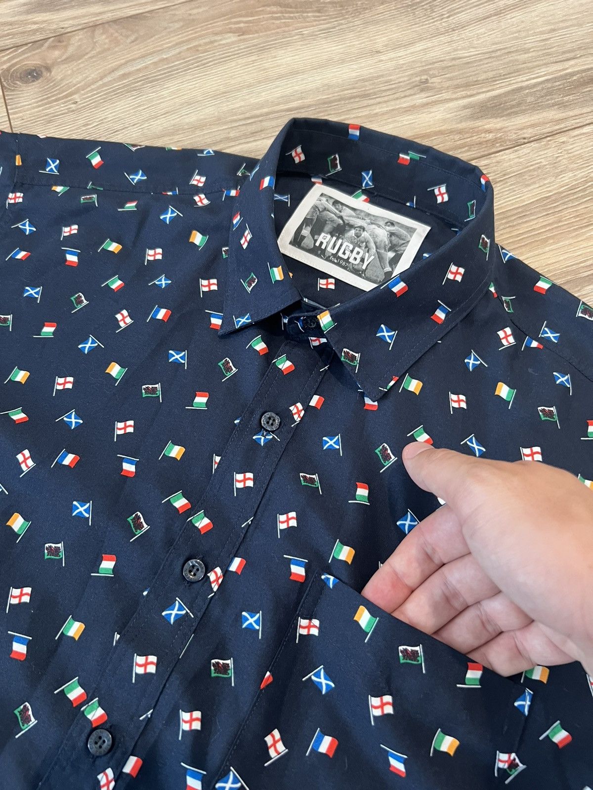 Rugby Ralph Lauren Shirt Passion Rugby League Country England Wales Scotland Size US L / EU 52-54 / 3 - 4 Thumbnail
