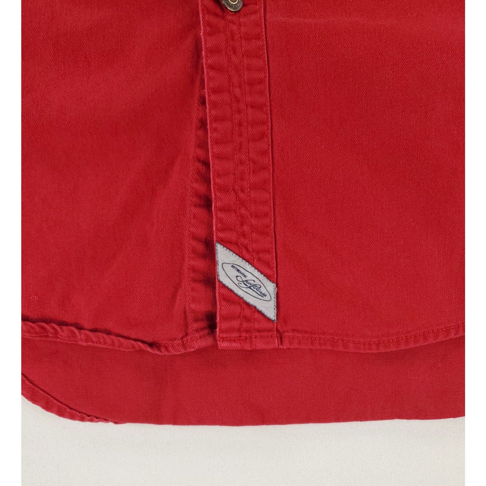 Levi's Vintage Levi's 90s Red Denim Button-Up Shirt XL User: Vintage Levi's 90s Red Denim Button-Up Shirt XL Size US XL / EU 56 / 4 - 2 Thumbnail