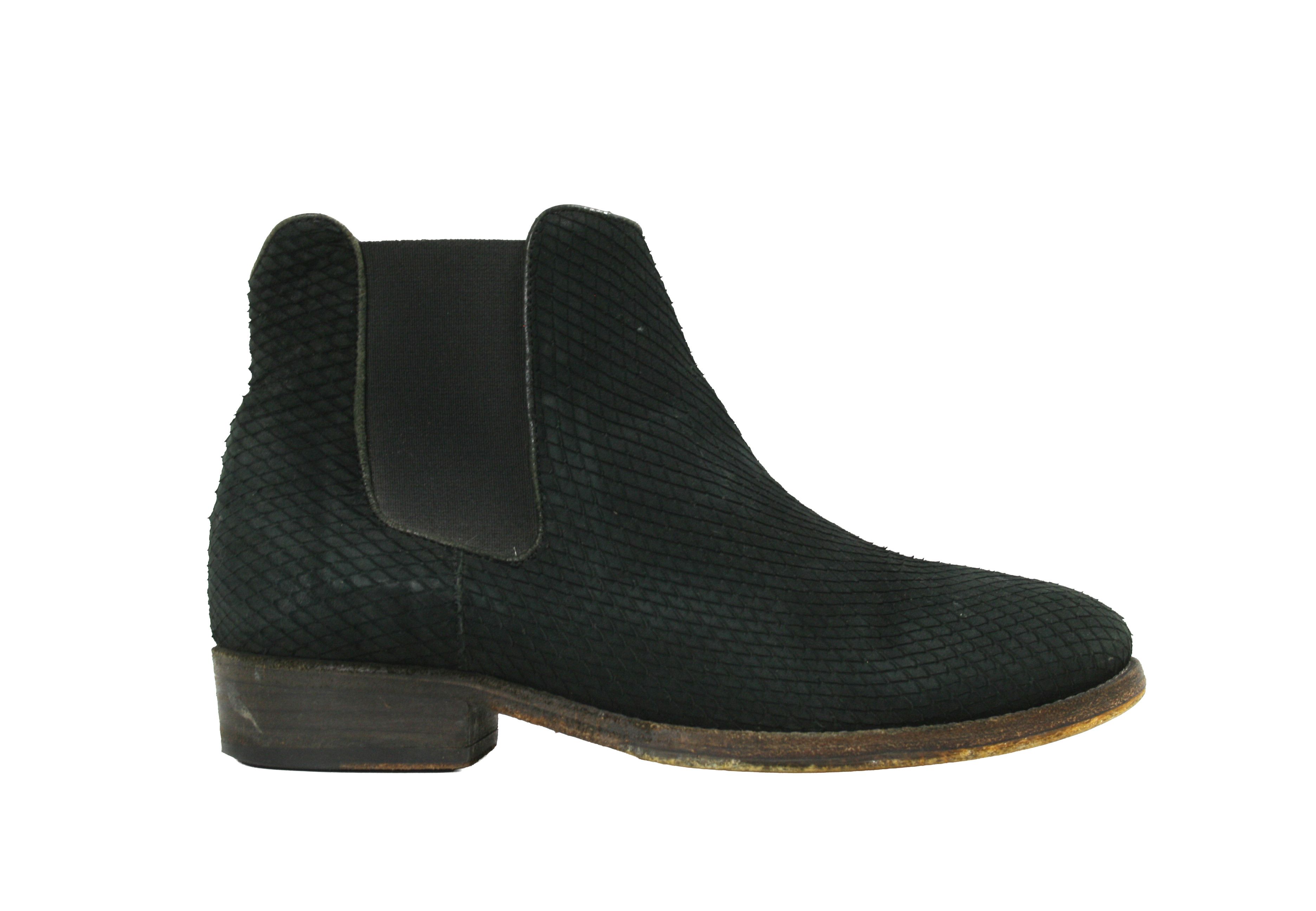 The Last Conspiracy "Fish Scales" Avant Garde Ankle Boots Size US 8 / IT 38 - 1 Thumbnail