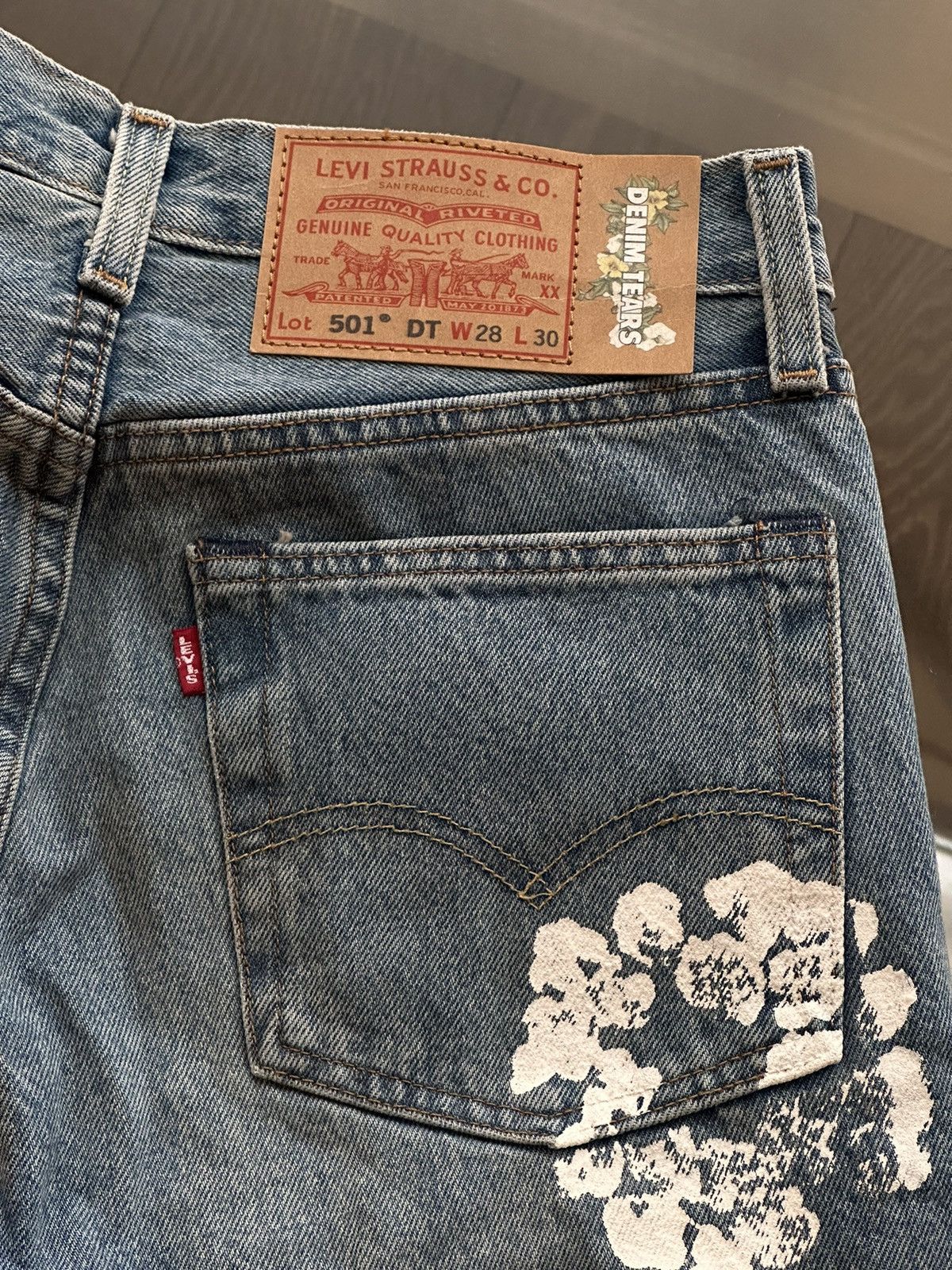DENIM TEARS × Levi's Denim Tears x Levi’s Cotton Wreath Size US 28 / EU 44 - 3 Thumbnail