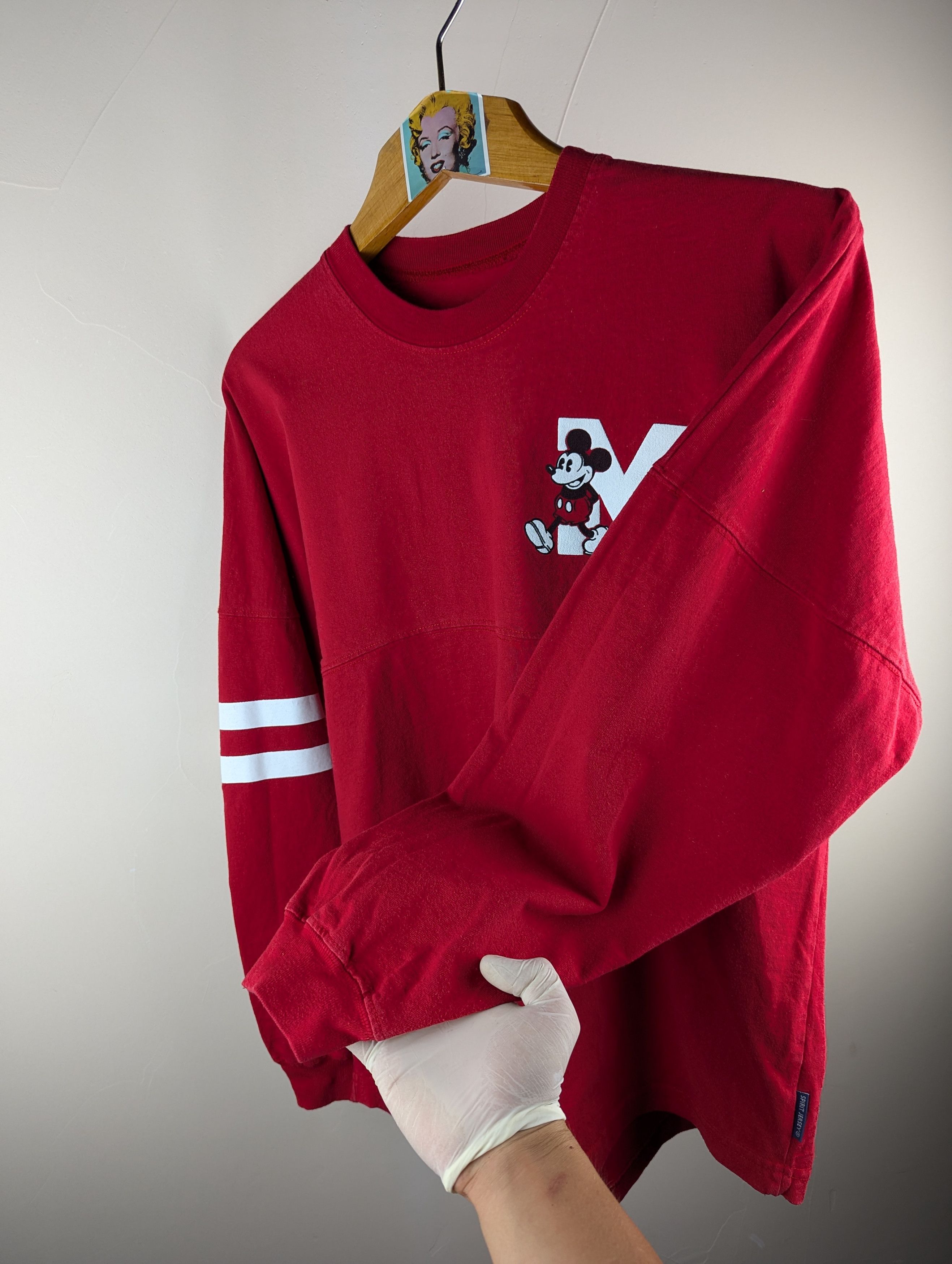 Disney × Vintage Vintage Disney Spirit Jersey y2k Spell Out Mickey Mouse Size US M / EU 48-50 / 2 - 5 Thumbnail
