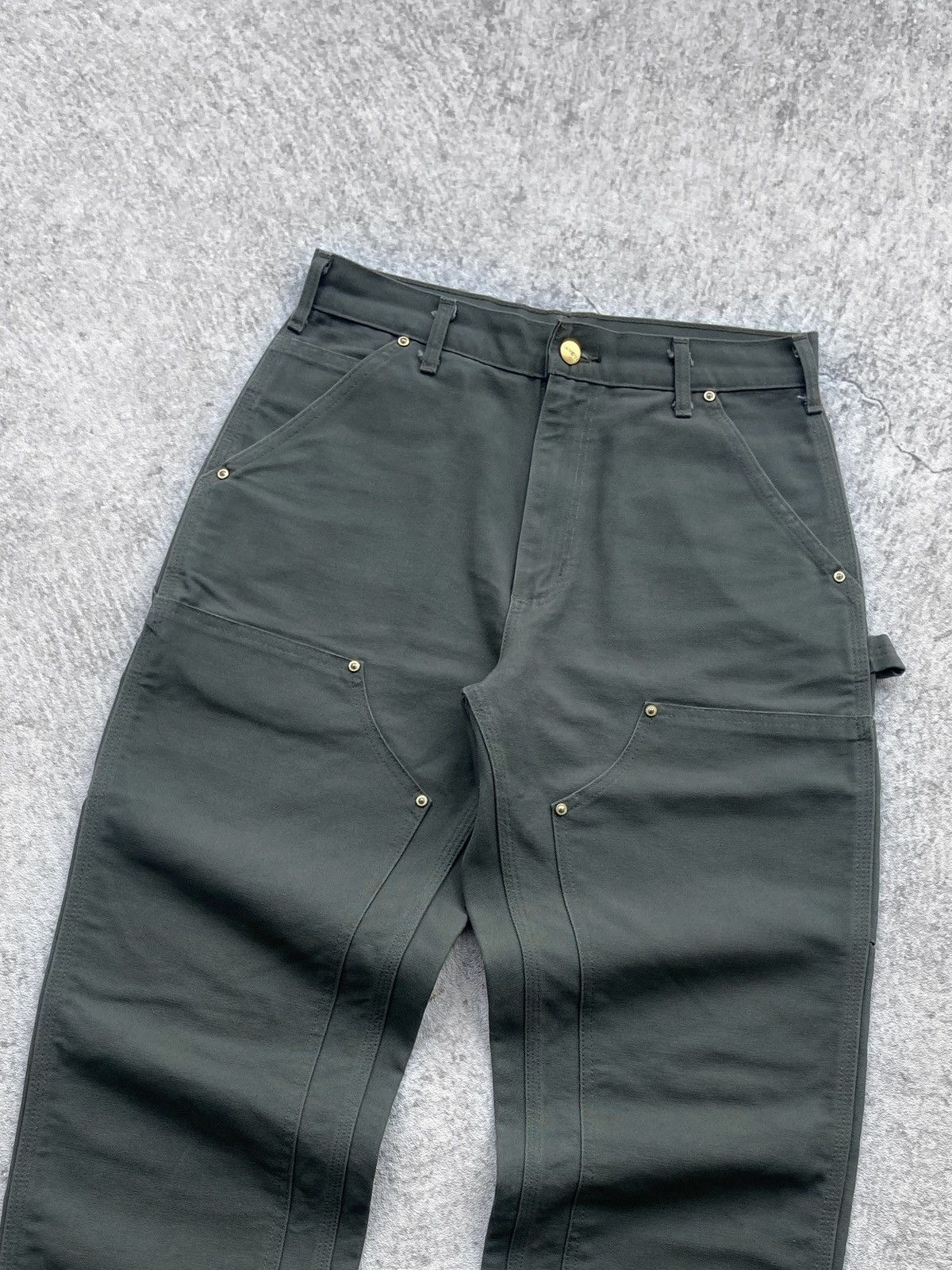 Other CARHART B01 DOUBLE KNEE PANT MOSS 30x30 Size US 30 / EU 46 - 4 Thumbnail