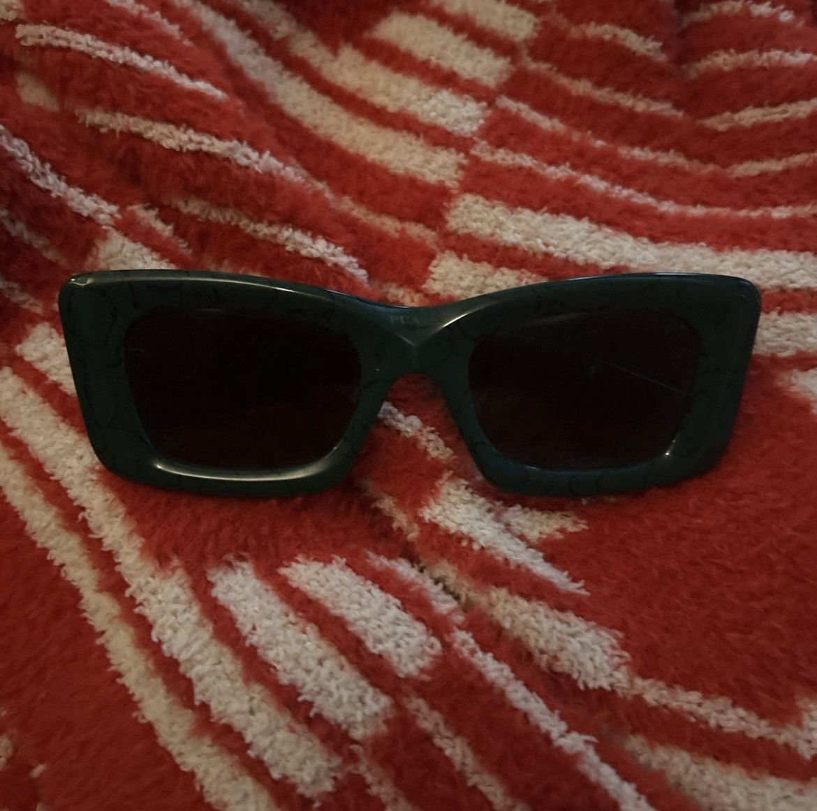 Prada Womans green Prada sunglasses Size ONE SIZE - 1 Thumbnail