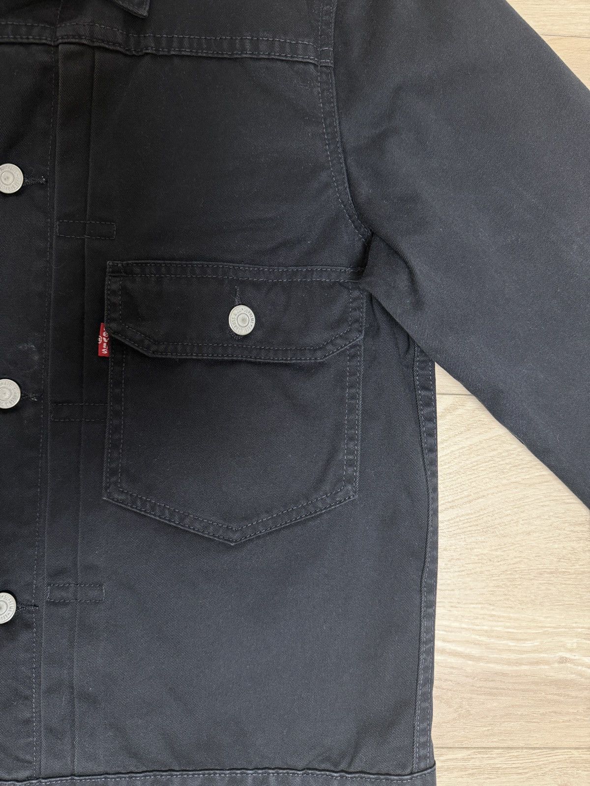Levi's × Supreme Jacket Levi’s x Supreme Type 1 trucker black size M Size US M / EU 48-50 / 2 - 7 Thumbnail