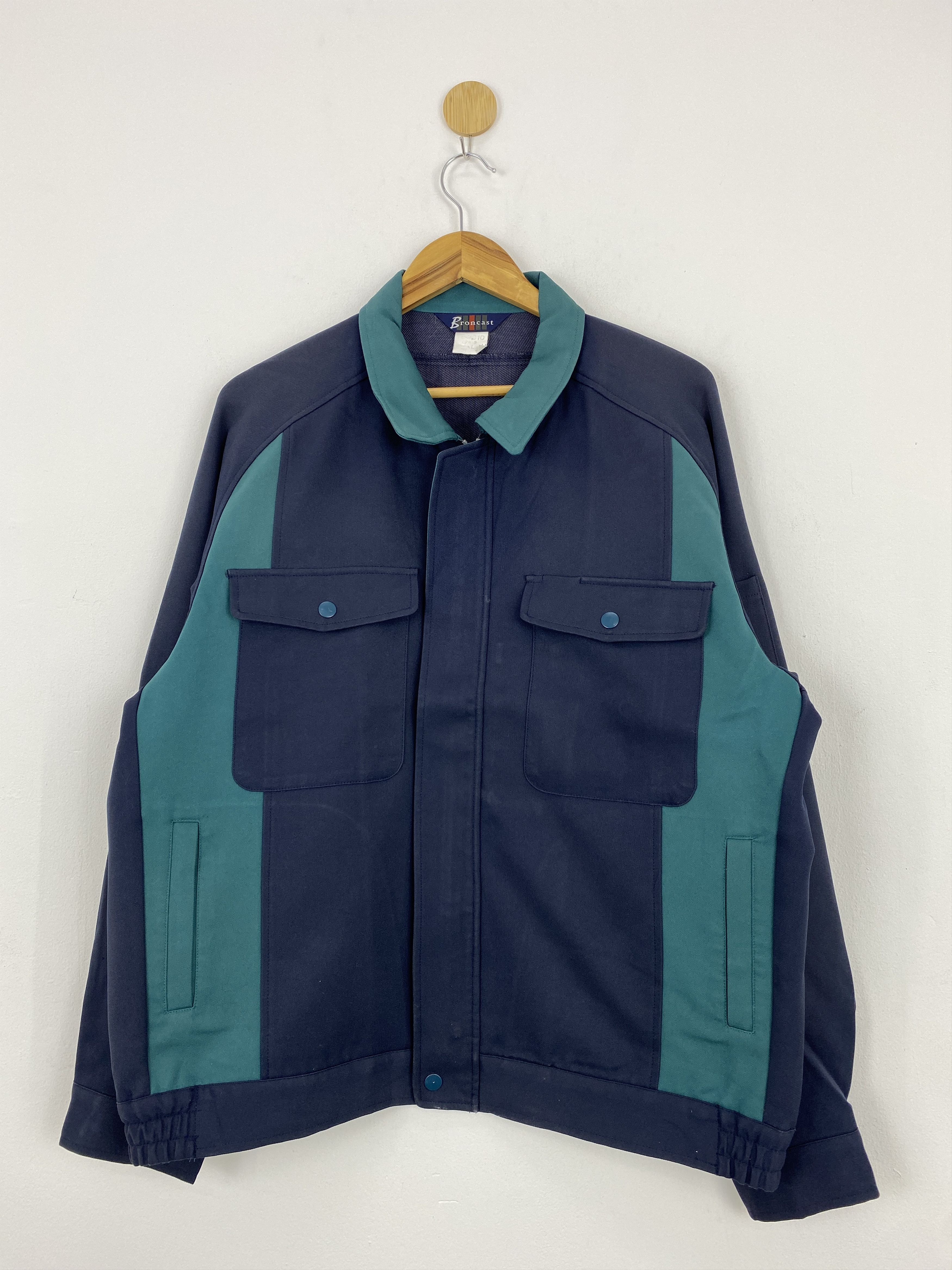 Japanese Brand Vintage Japan Worker Multi Pocket Denim Jacket J1811 Size US XL / EU 56 / 4 - 1 Thumbnail