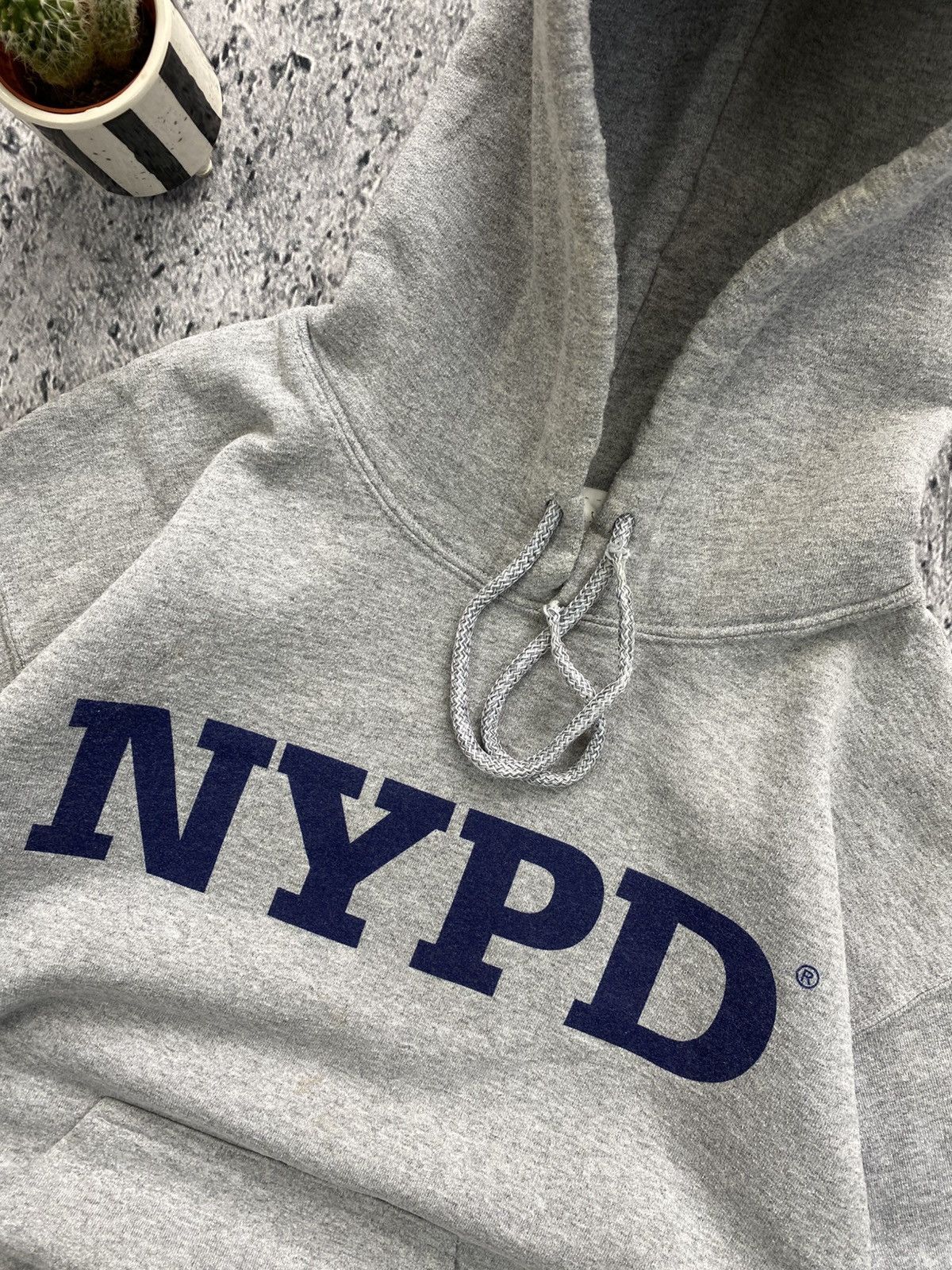 Vintage Hoodie NYPD USA Boxy Streetwear Vintage Size US S / EU 44-46 / 1 - 4 Thumbnail