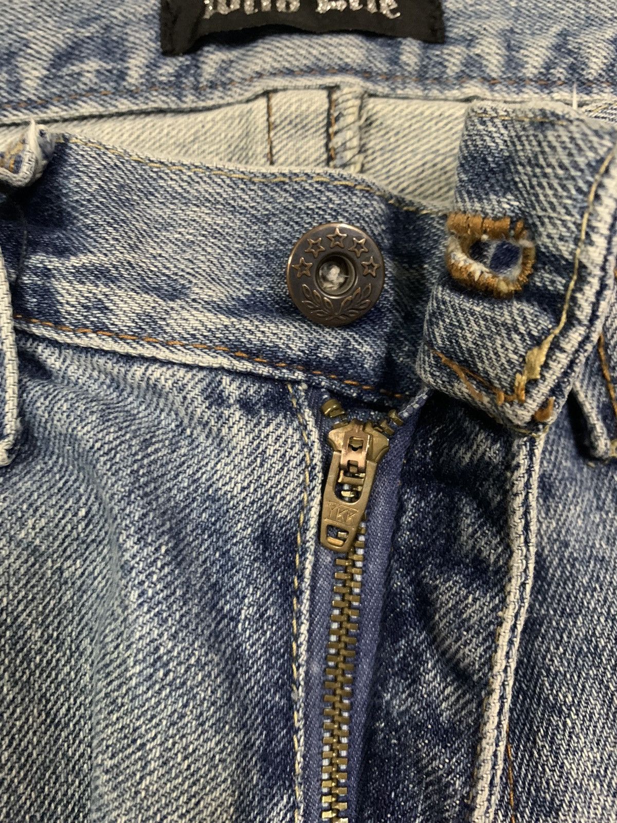 Beauty Beast Vintage Japanese Brand Straight Leg Distressed Grunge Jeans Size US 31 - 4 Thumbnail