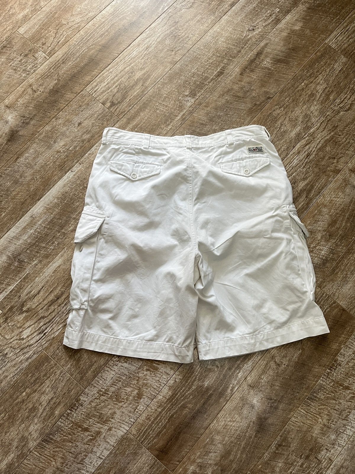 Vintage Vintage Polo Ralph Lauren Cargo Denim Shorts Size US 38 / EU 54 - 6 Thumbnail