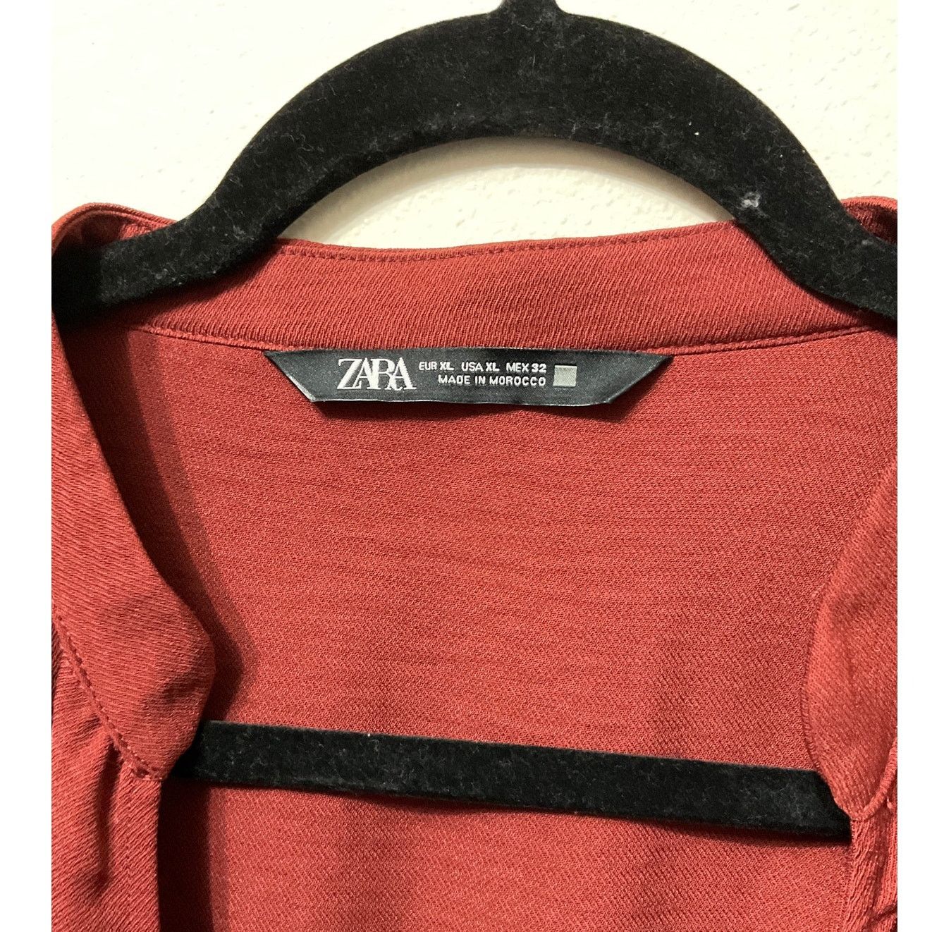 Zara Zara Womens Midi Dress Sleeveless Dress Red Sz XL Size XL / US 12-14 / IT 48-50 - 2 Thumbnail
