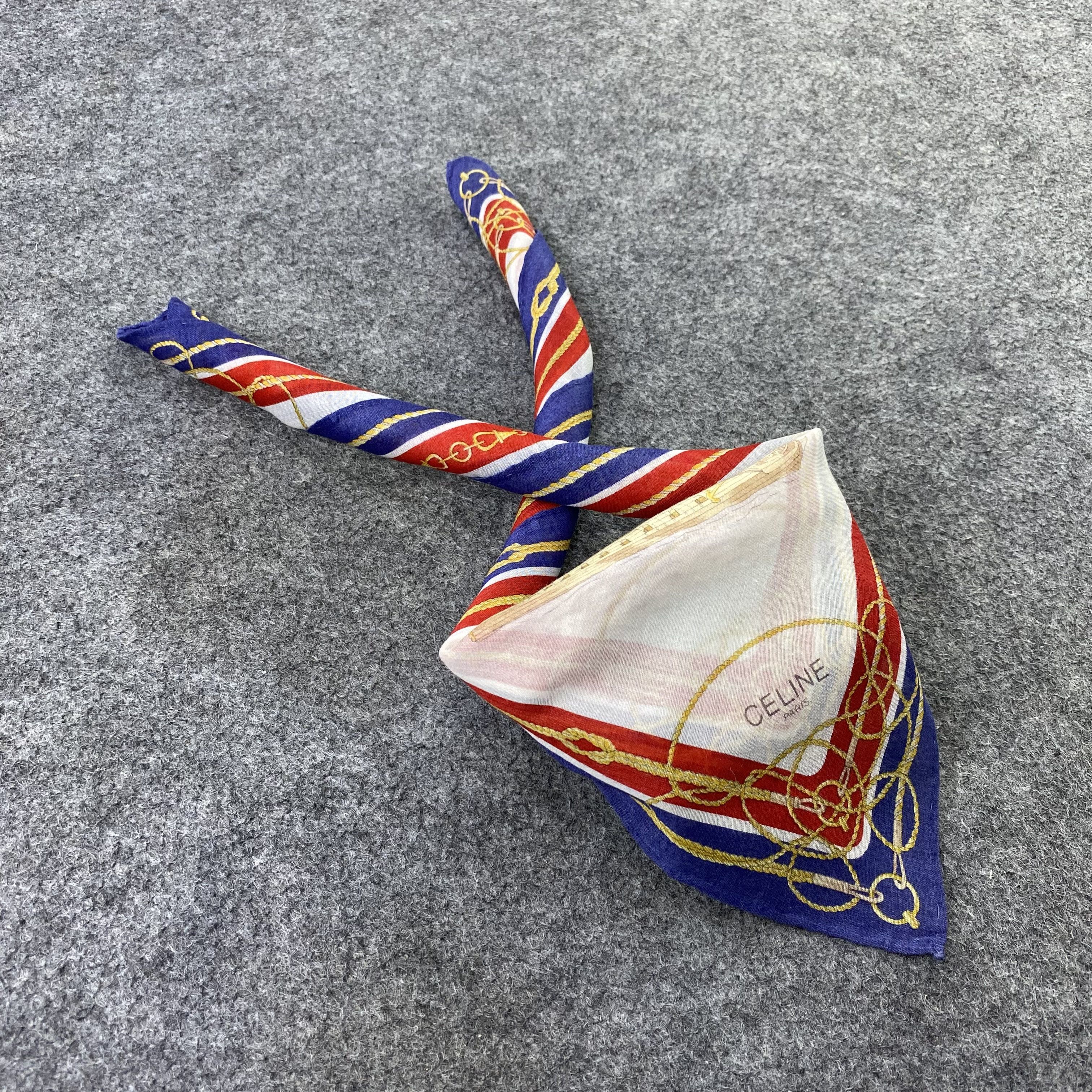 Celine Celine Handkerchief Neckerchief Bandana-B1665 Size ONE SIZE - 1 Thumbnail