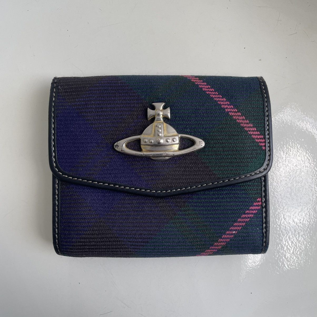 Vivienne Westwood Vintage Vivenne Westwood Checked Orb Wallet Size ONE SIZE - 1 Thumbnail