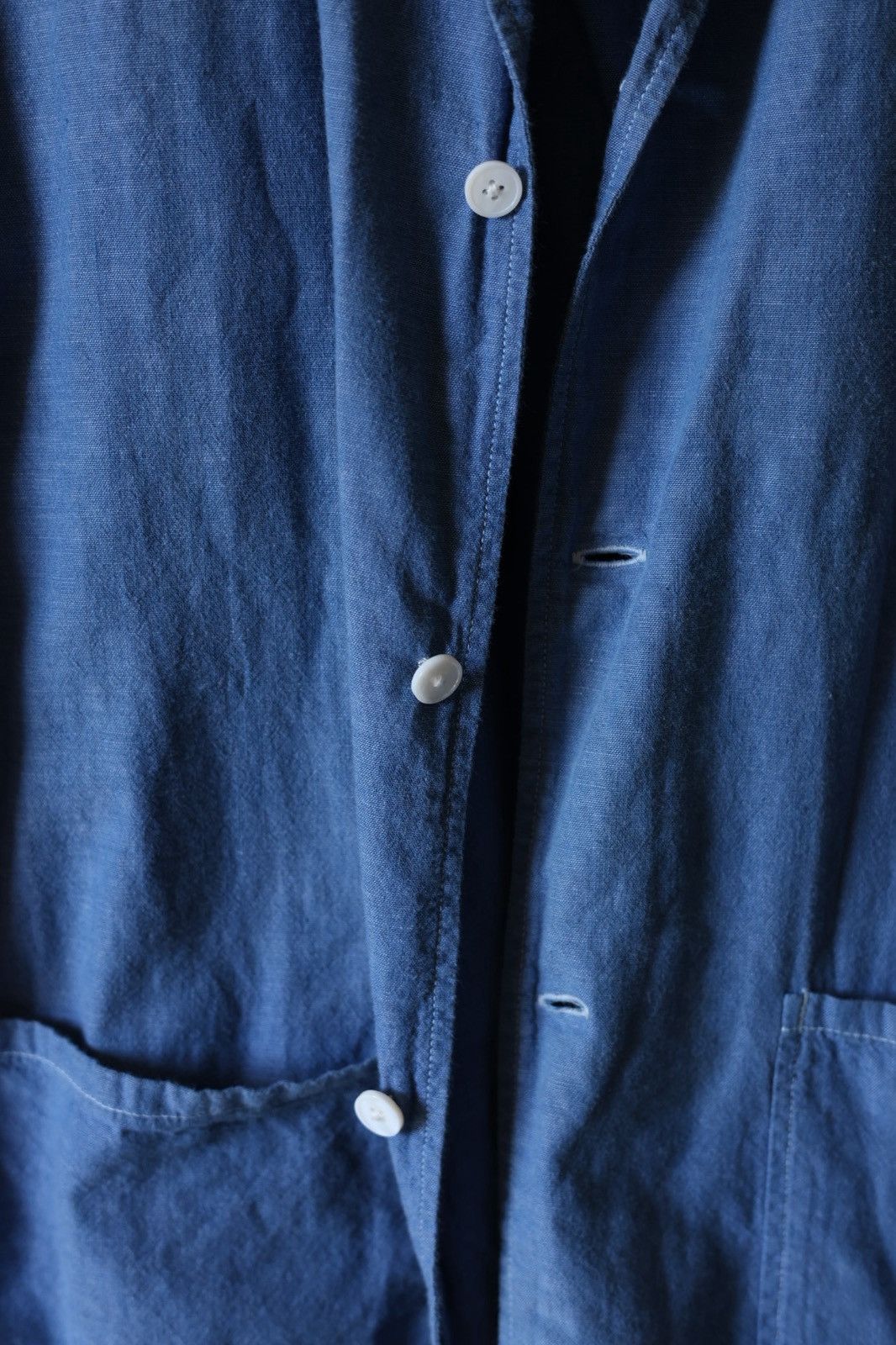 Comoli COMOLI Betachan Chambray Shirt Jacket 2 Size US M / EU 48-50 / 2 - 5 Thumbnail
