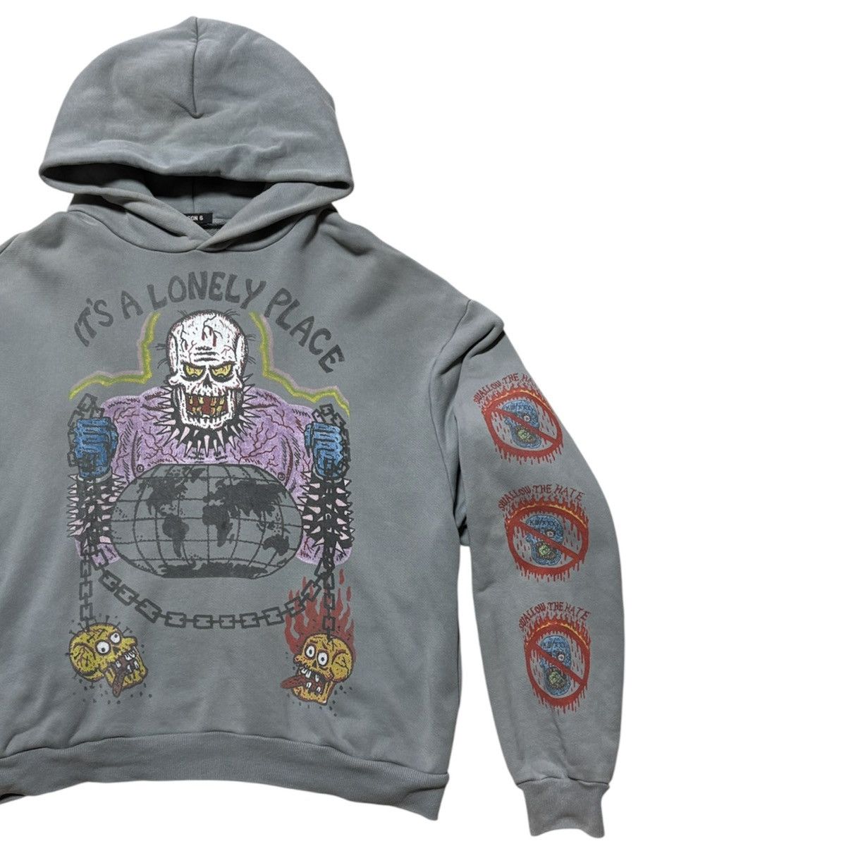 Yeezy YEEZY SEASON 6 XXXTENTACION IT'S A LONELY PLACE HOODIE Size US M / EU 48-50 / 2 - 3 Thumbnail